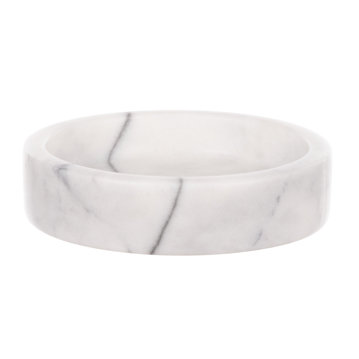 Davis & Waddell Nuvolo Marble Wine Bottle Coaster White Grey