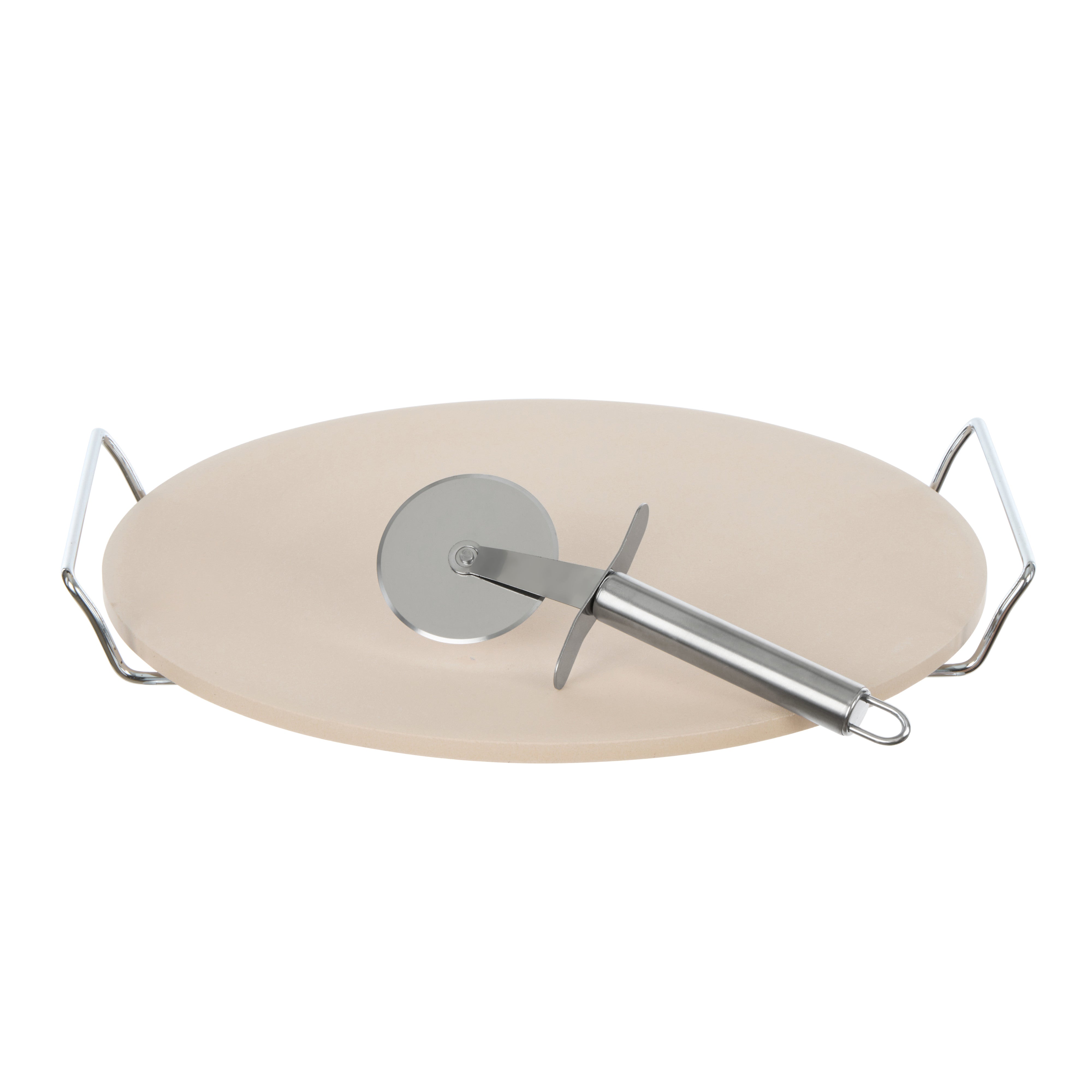 MasterPro 33cm Pizza Stone and Serving Set