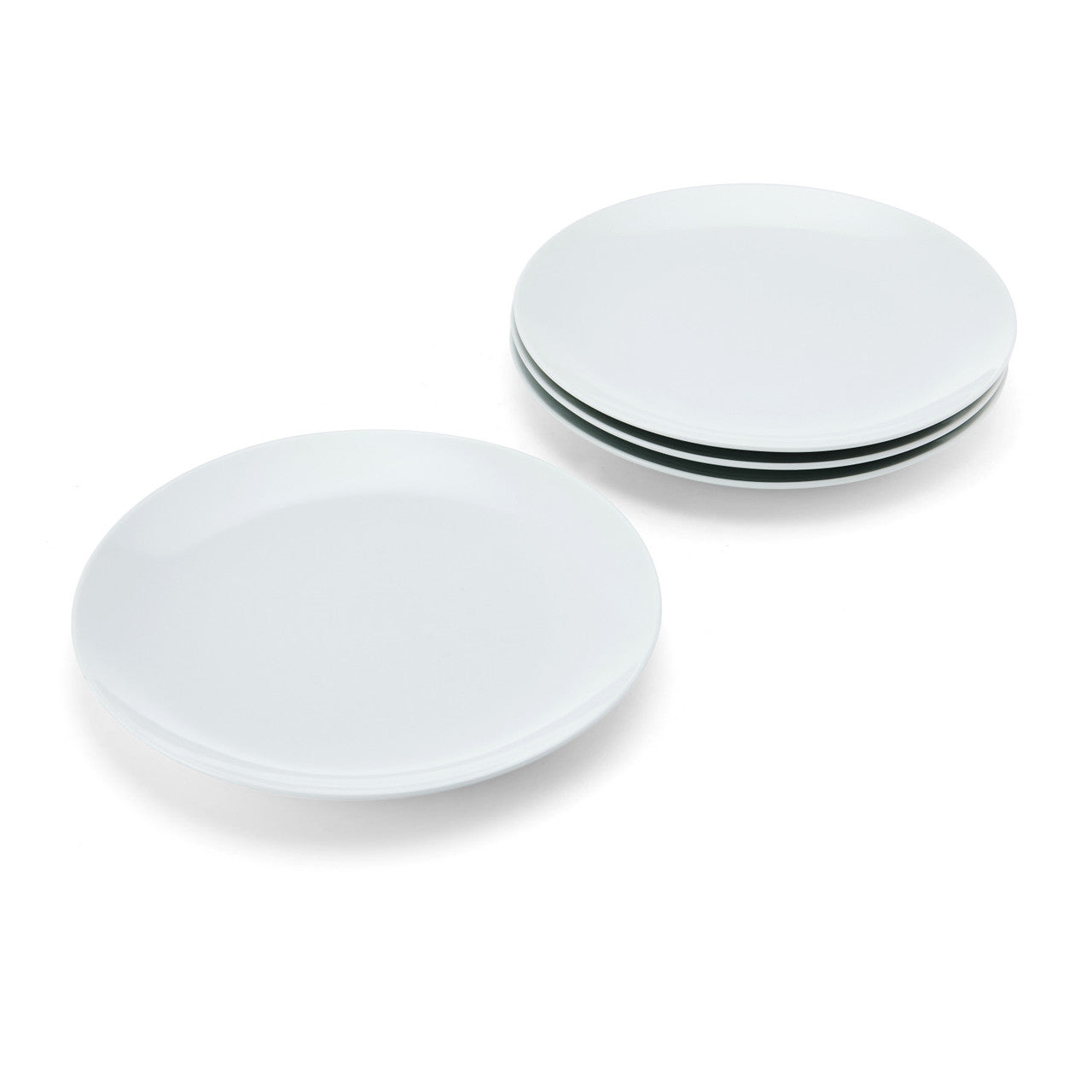 Mikasa Chalk Porcelain Side Plate Set 4 Piece 21cm (White)