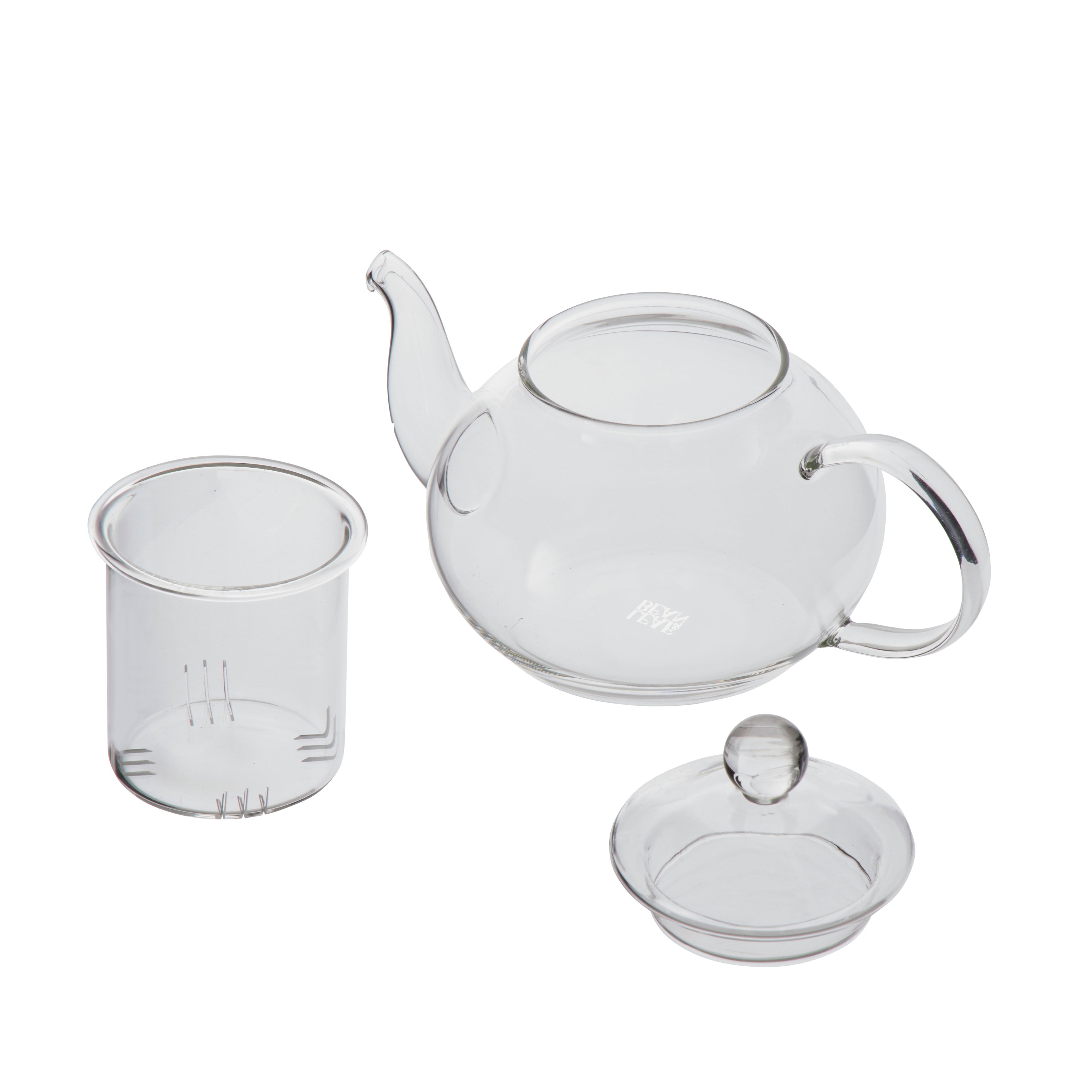 Leaf & Bean Teapot with Glass Infuser Clear
