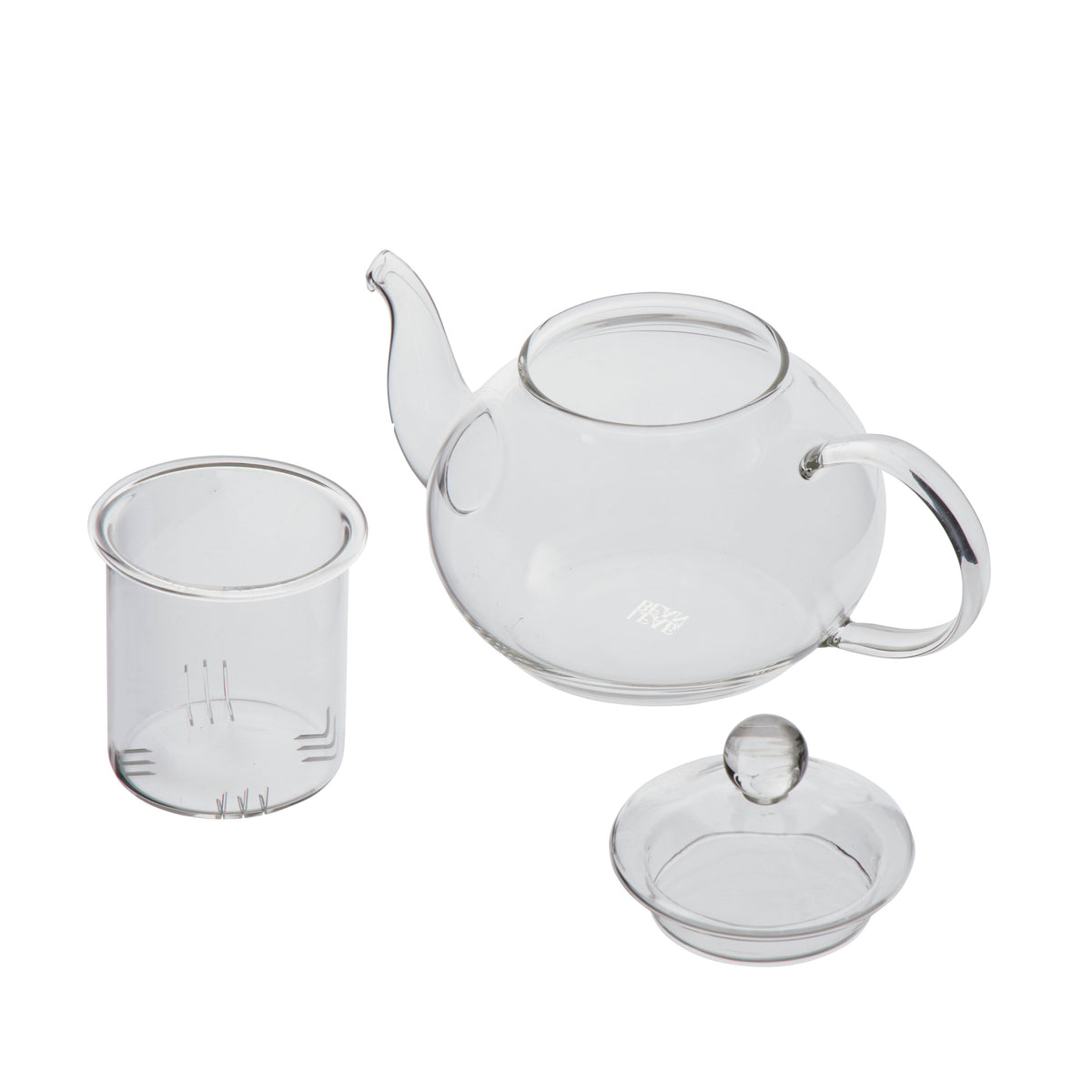 Leaf & Bean Teapot with Glass Infuser Clear