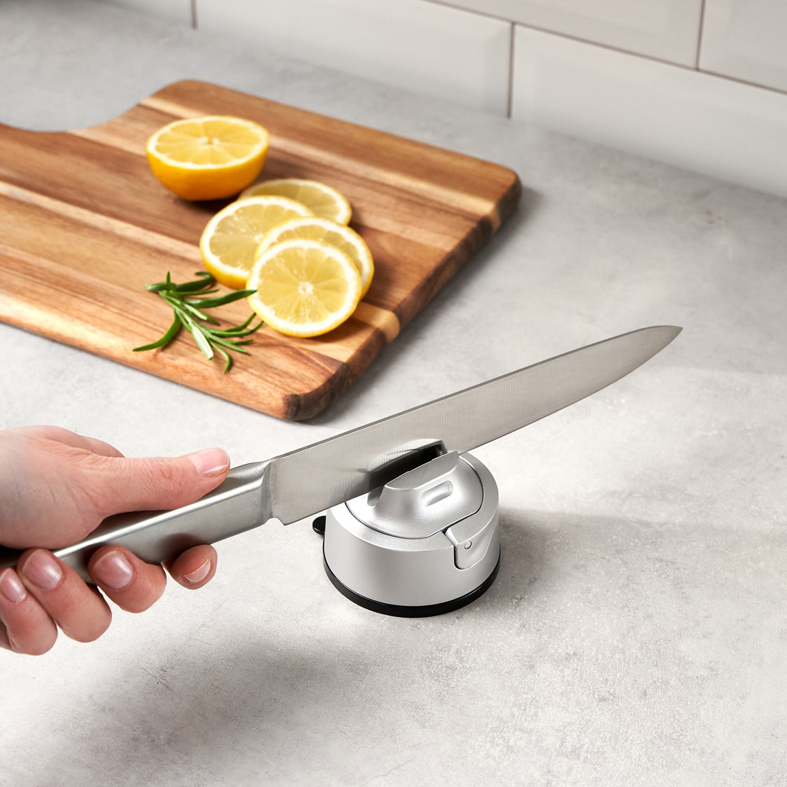 AnySharp Evo Knife Sharpener Silver