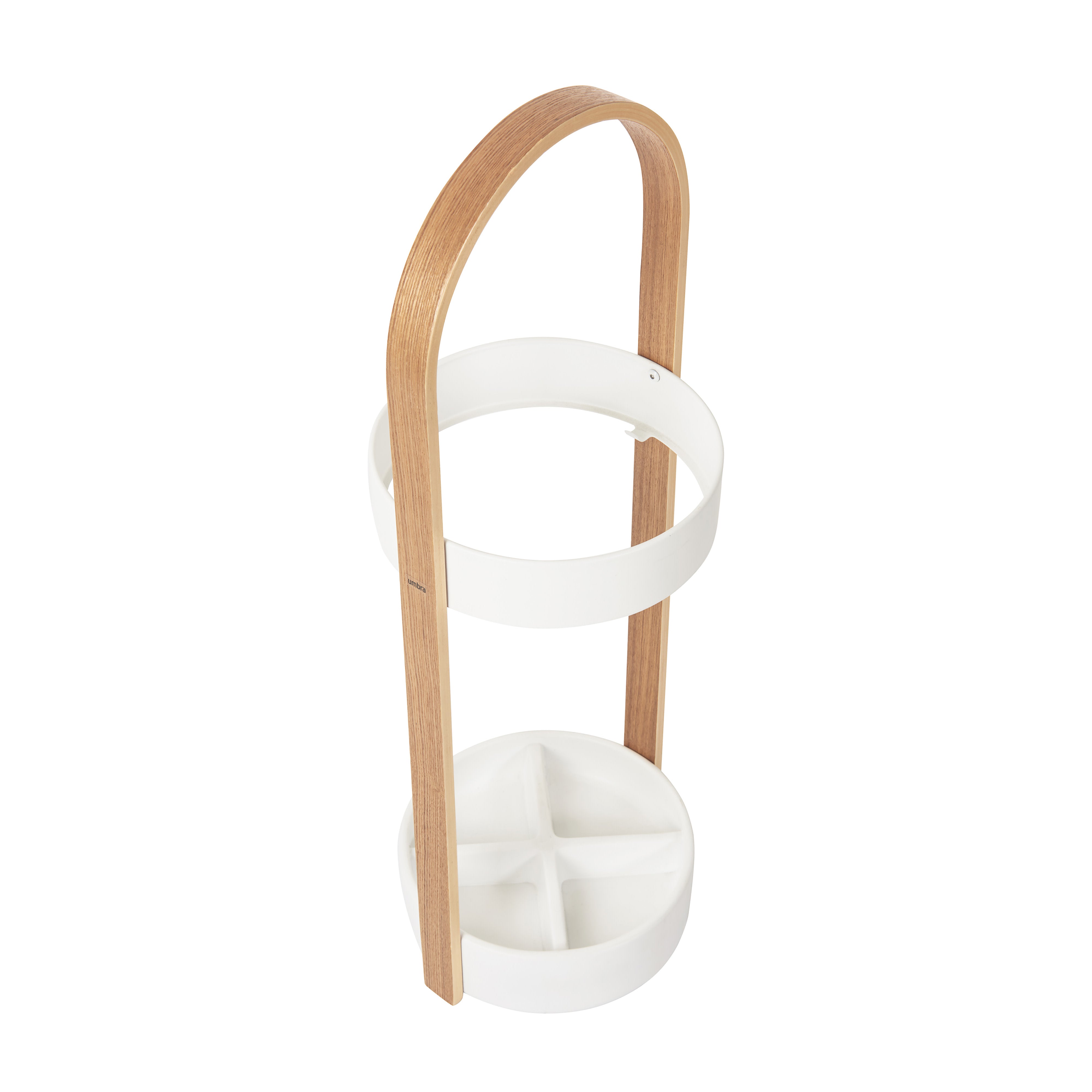 Umbra Bellwood Umbrella Stand White & Natural