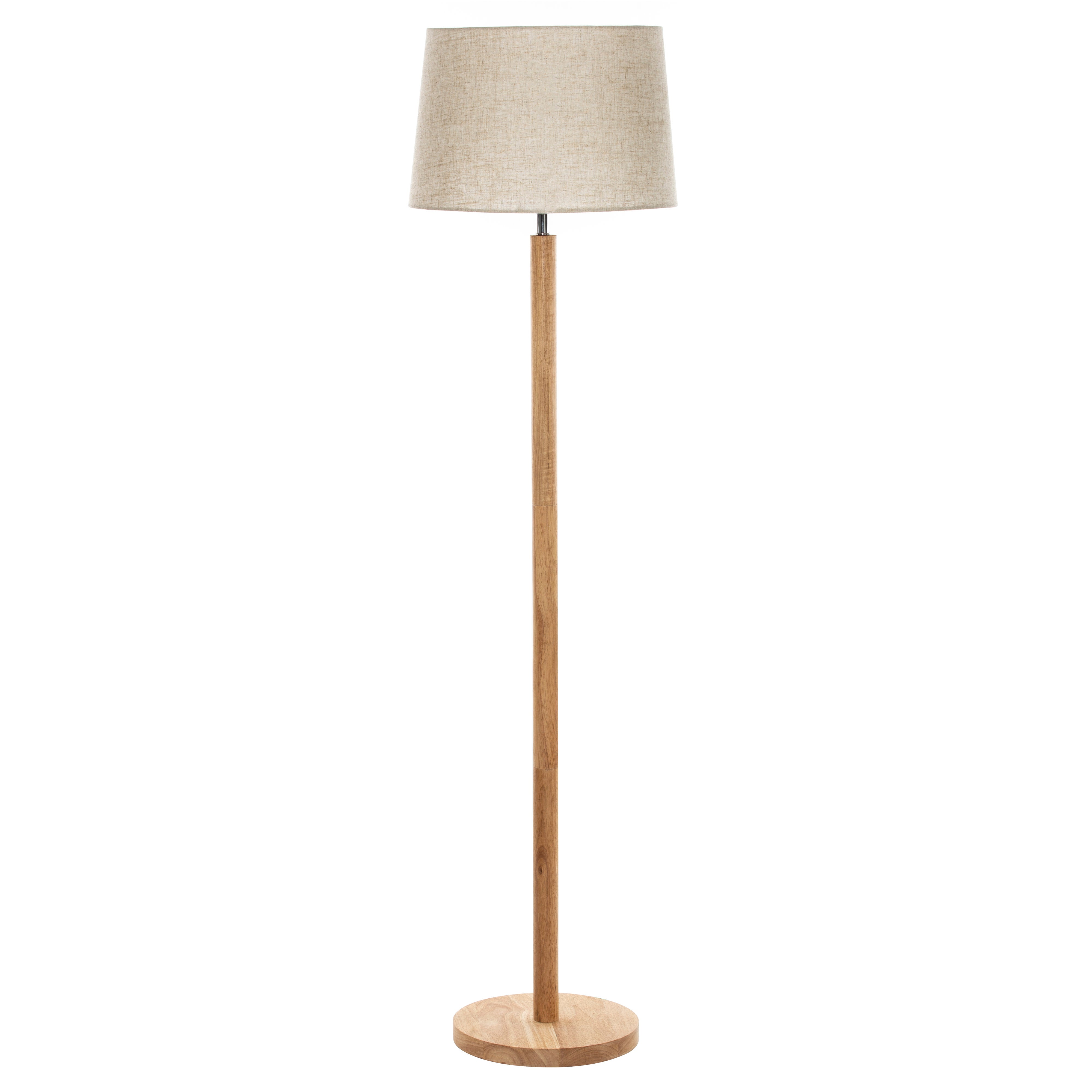 Amalfi Briar Floor Lamp Natural & Ivory