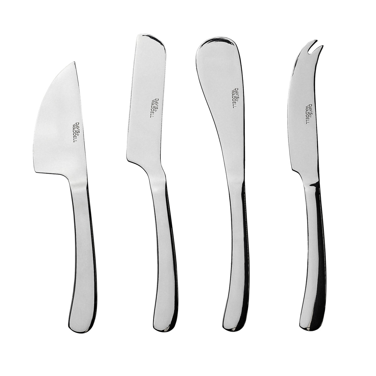 Davis & Waddell Kingsley Stainless Steel Cheese Knives 4 Piece