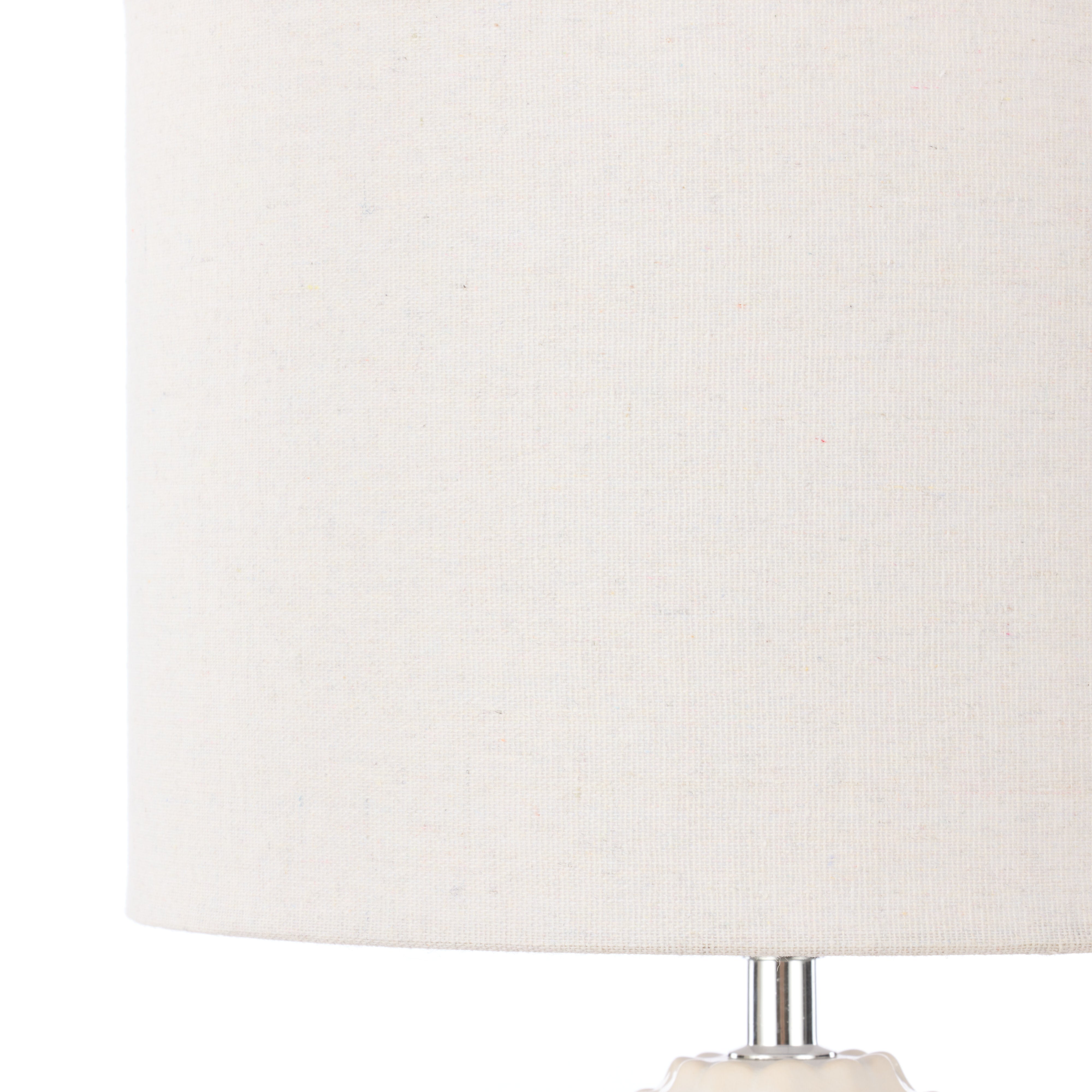 Society Home Macy Table Lamp White & Natural 43cm
