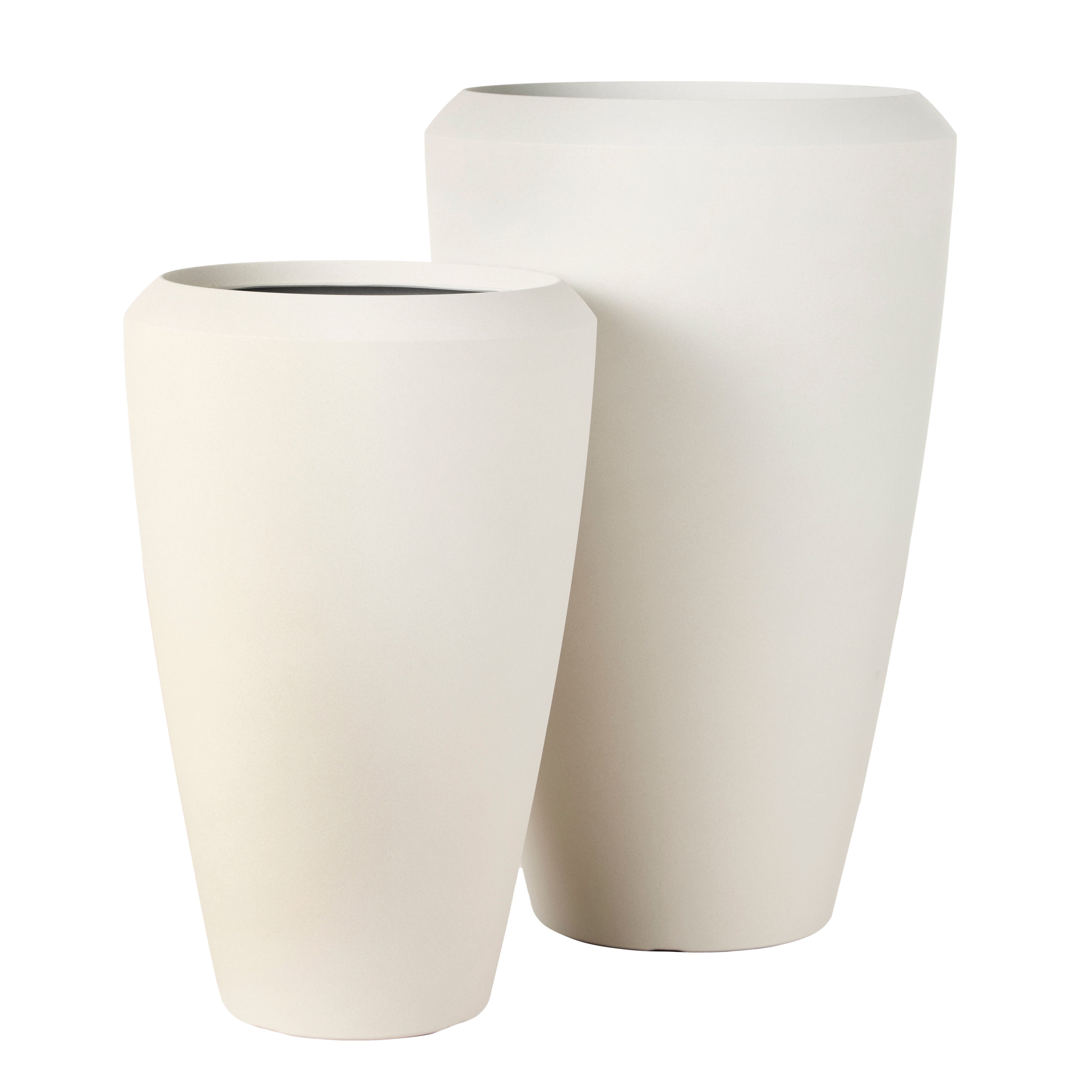 Rogue Vienna Tall Planter 2pcs Set White