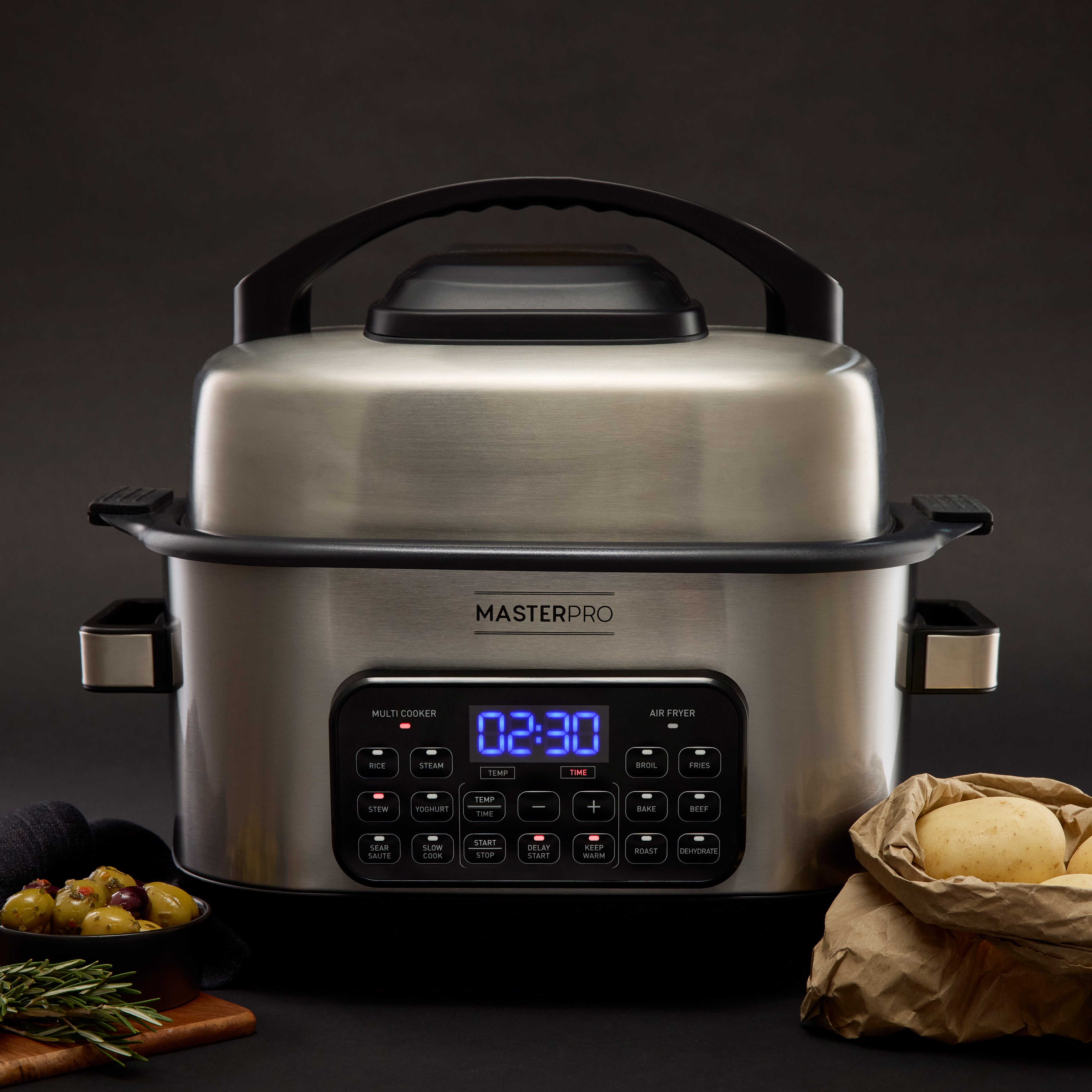 MasterPro 14-in-1 6L Deluxe Multi Cooker & Air Fryer