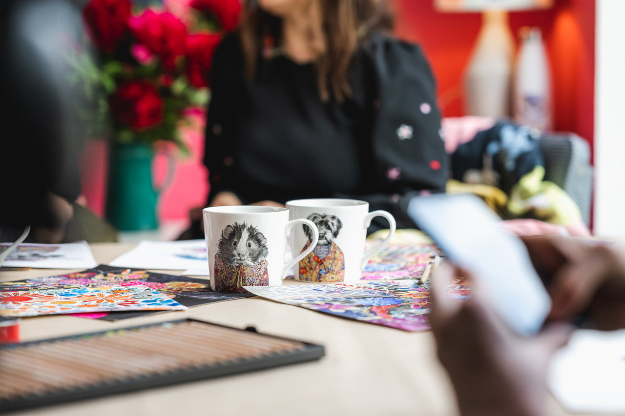 Mikasa x Tipperleyhill Fine China Mug 380ml (Guinea Pig)