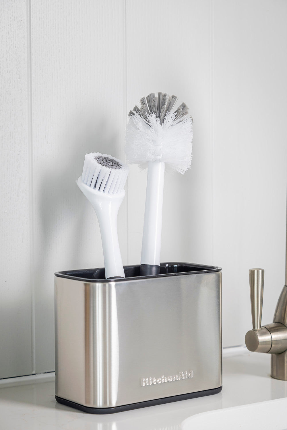 KitchenAid Stainless Steel Sink Brush Caddy