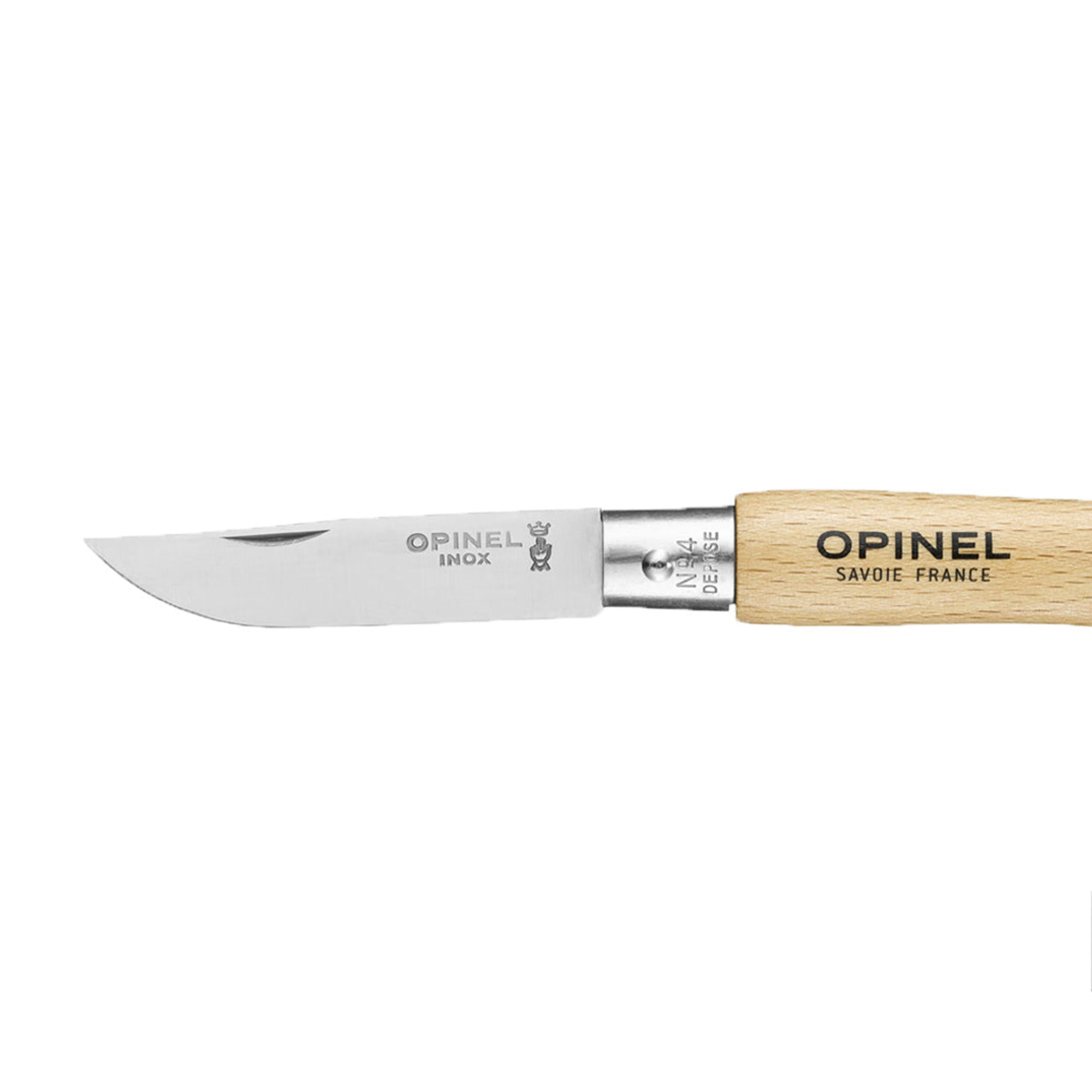 Opinel No.04 Stainless Steel Folding Knife Beech