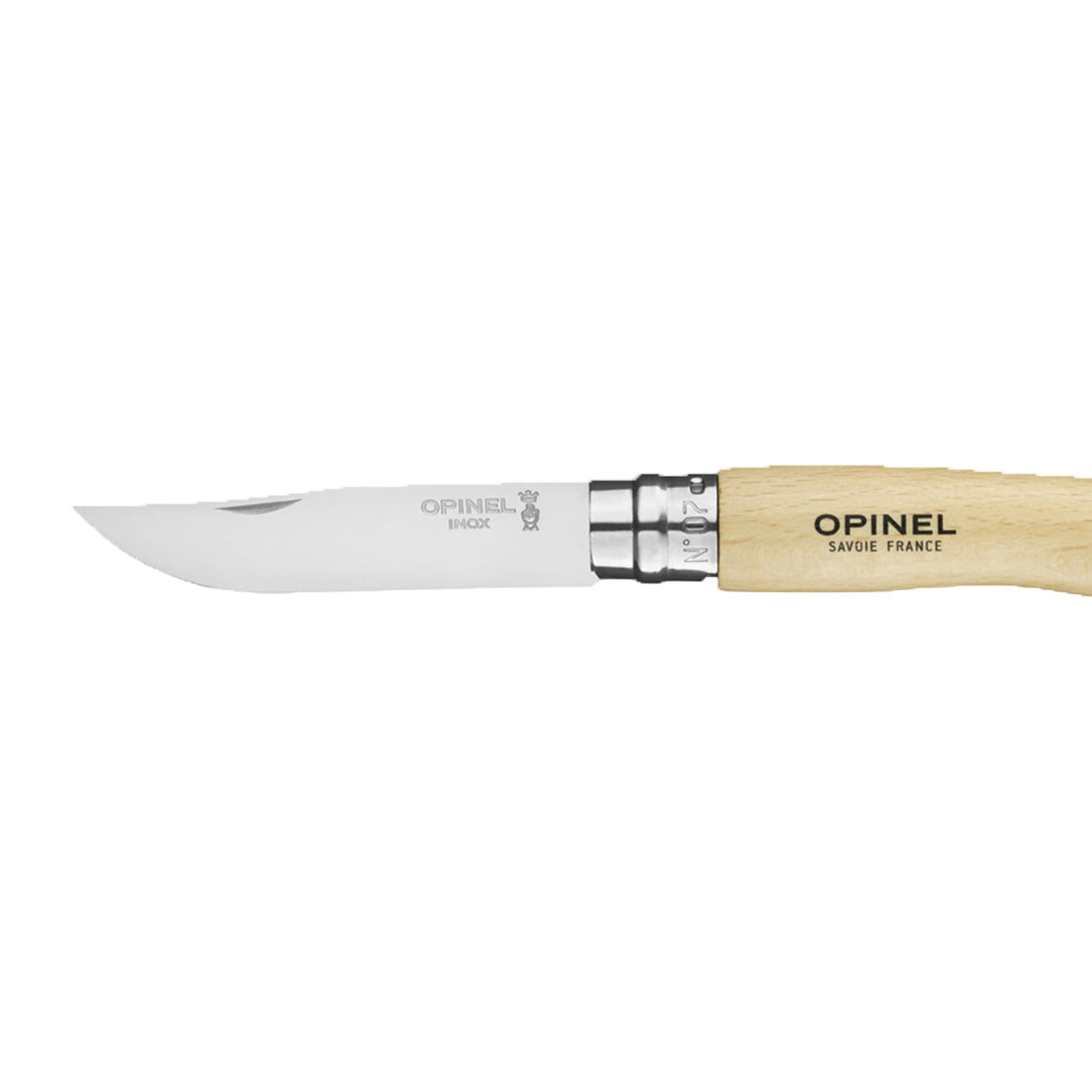 Opinel No.07 Stainless Steel Folding Knife Beech