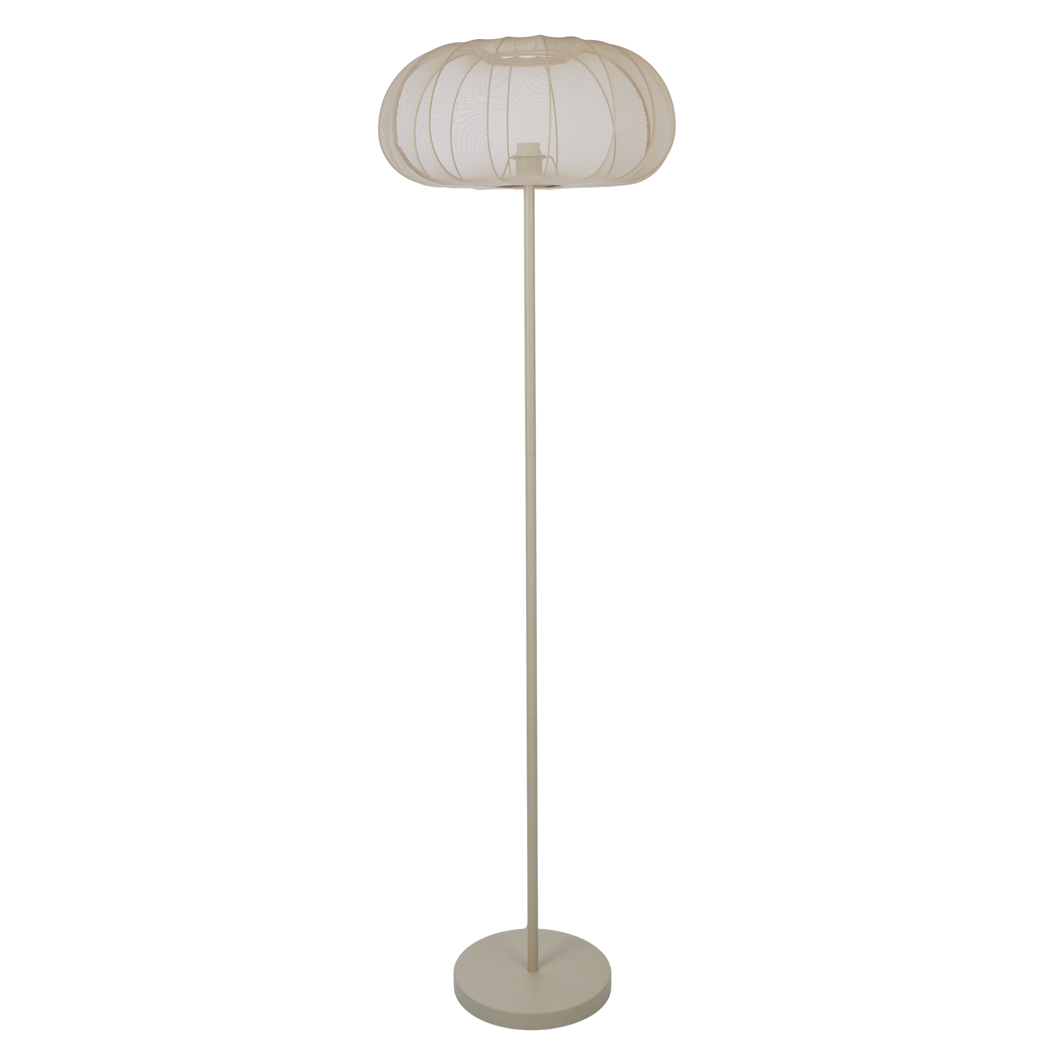 Amalfi Pintone Mesh Floor Lamp Grey