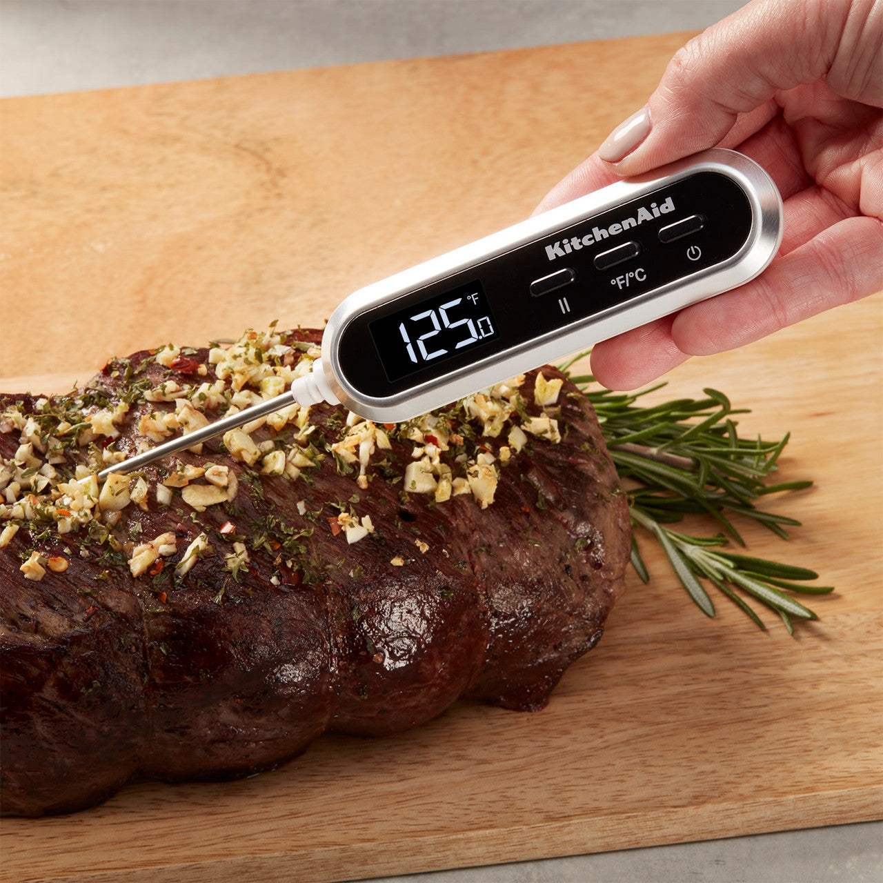 KitchenAid Backlit Digital Instant Kitchen Thermometer -20°C to 250°C