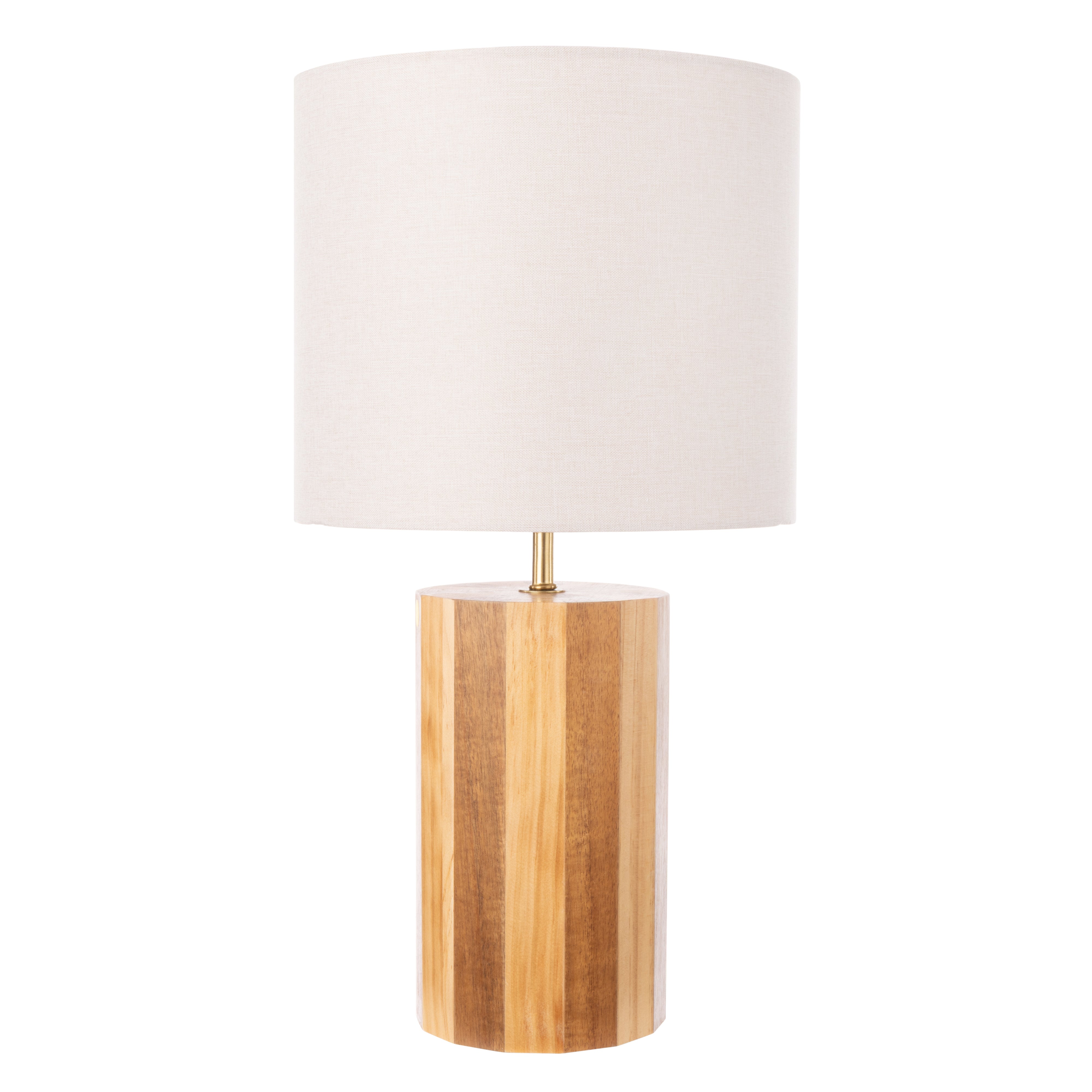 Academy Hades Wooden Table Lamp Multi-Coloured