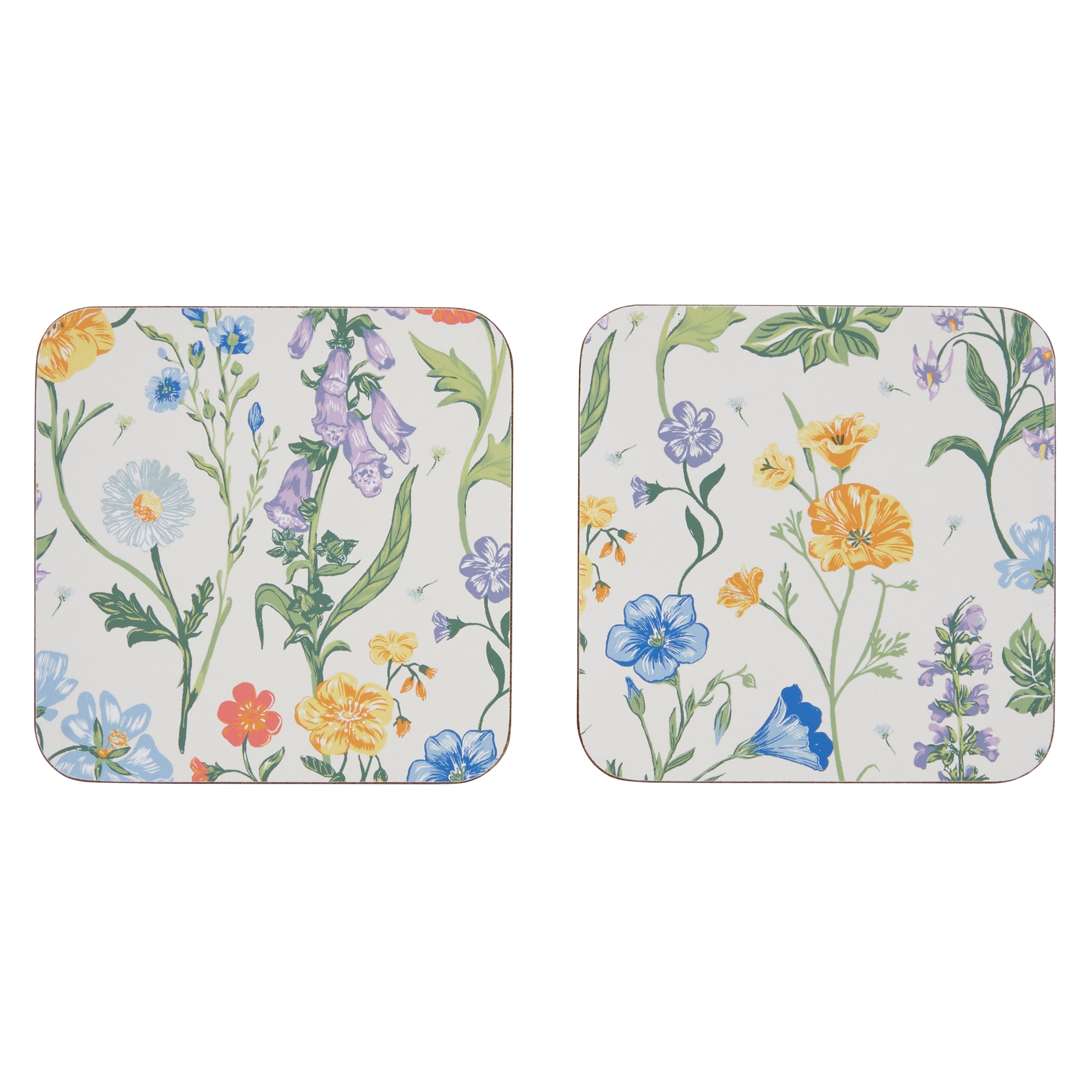 Ulster Weavers Cottage Garden Coaster 4 Piece Set Multi-Coloured
