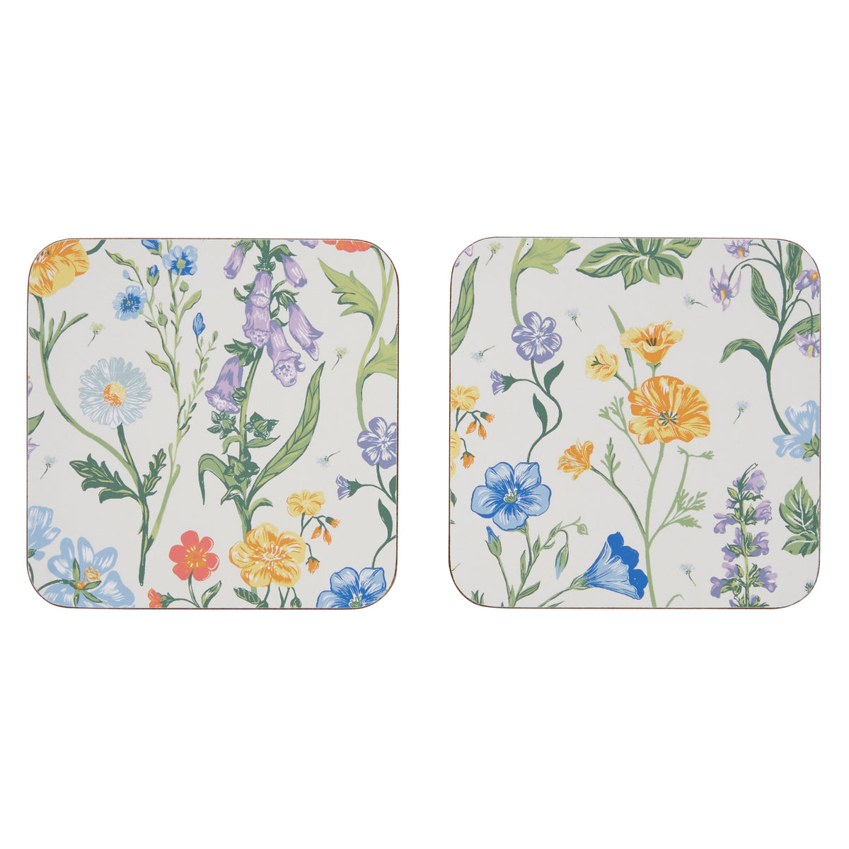 Ulster Weavers Cottage Garden Coaster 4 Piece Set Multi-Coloured