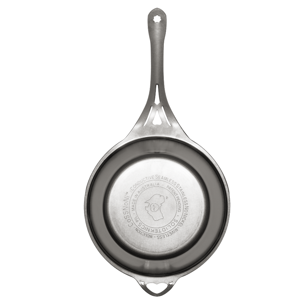 Solidteknics nöni Stainless Steel Saucepan & 27cm Skillet Lid Set 4.5L