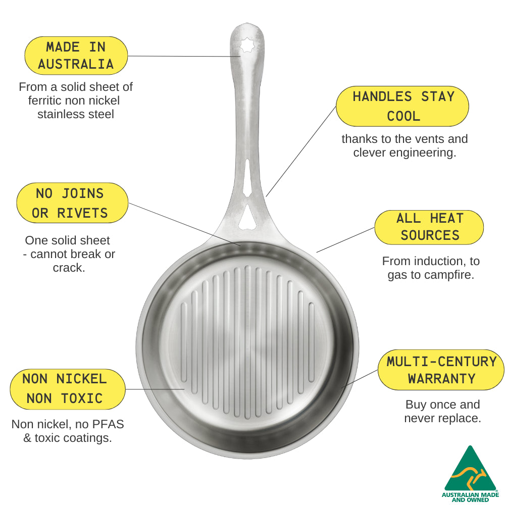 Solidteknics nöni™ Lightning 24cm Flat Grill Pan