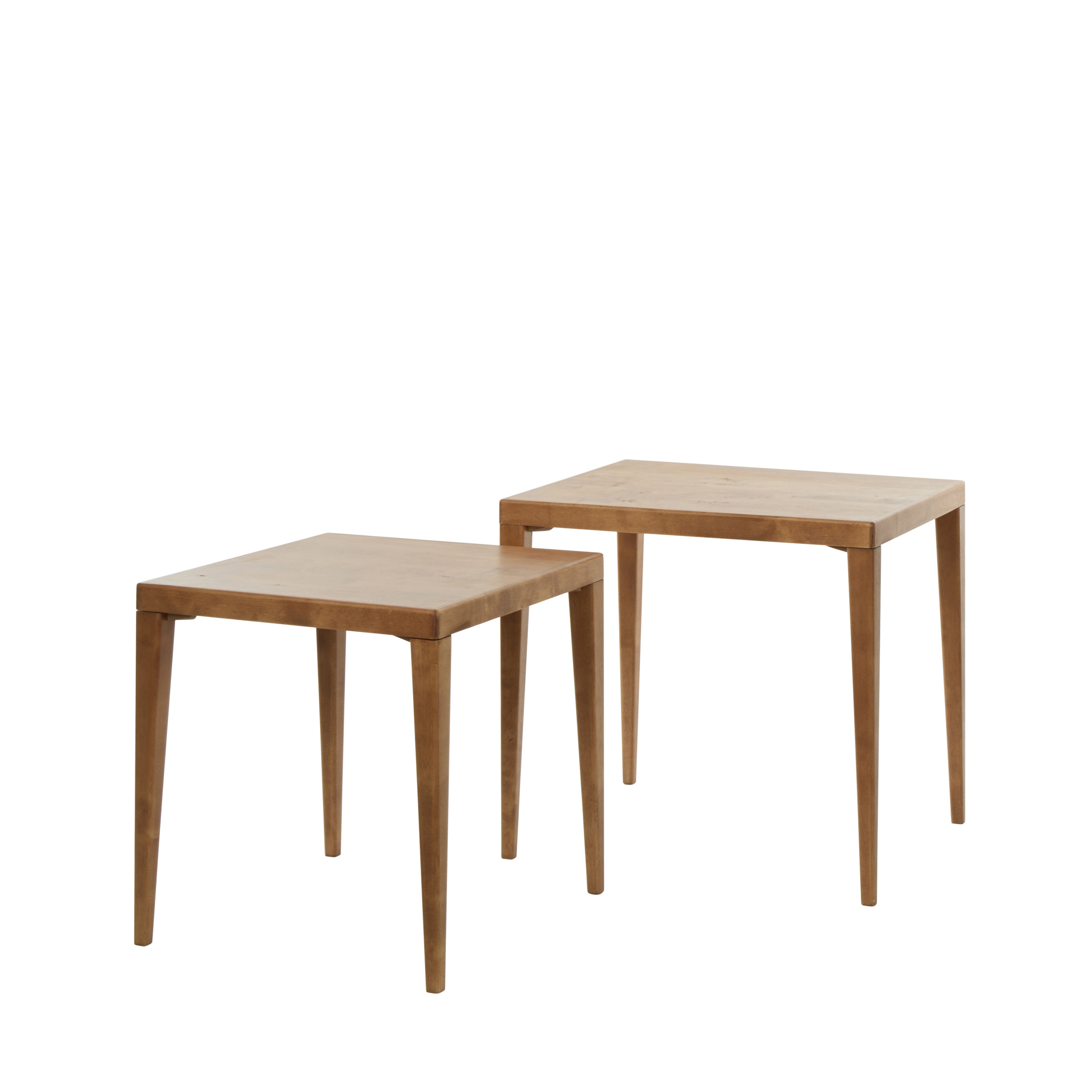 Academy Axel Side Table 2 Piece Set Walnut