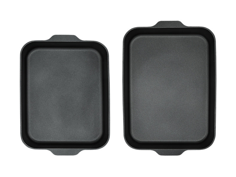 Maxwell & Williams Cast Lite Non-Stick Roaster Black 34 38cm 2 Piece