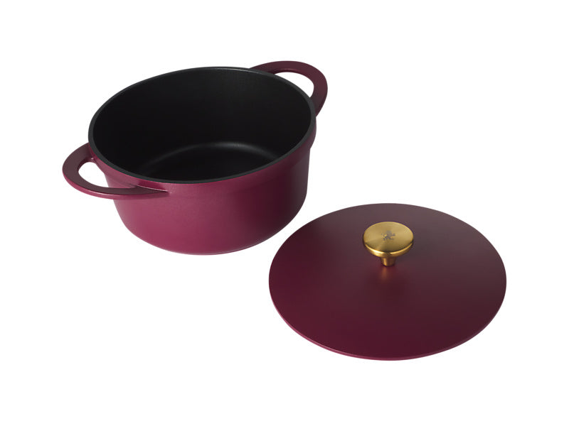 Maxwell & Williams Cast Lite Non-Stick Casserole 4.2L Black 24cm