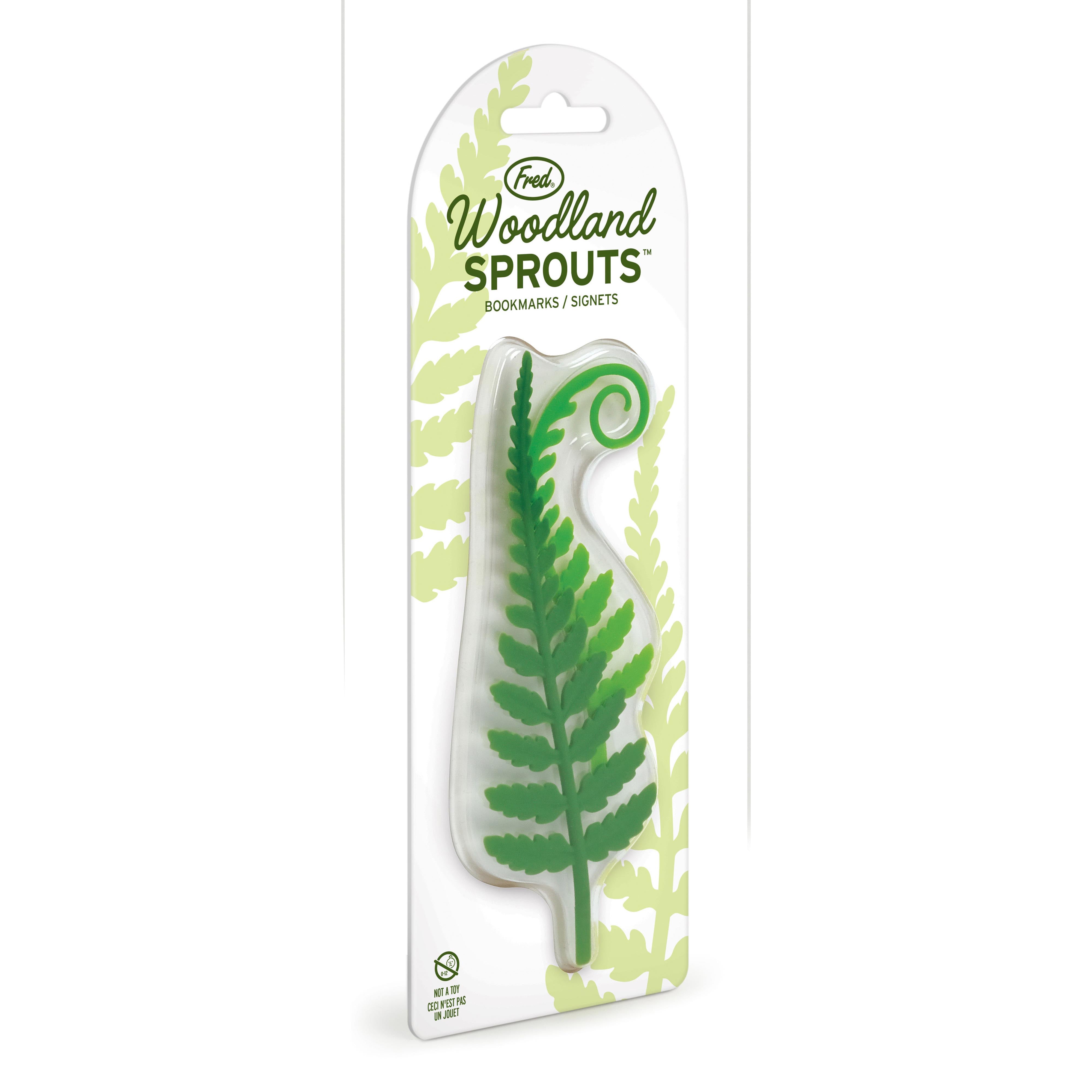 Fred Woodland Sprout Bookmarks 2 Piece Set Green