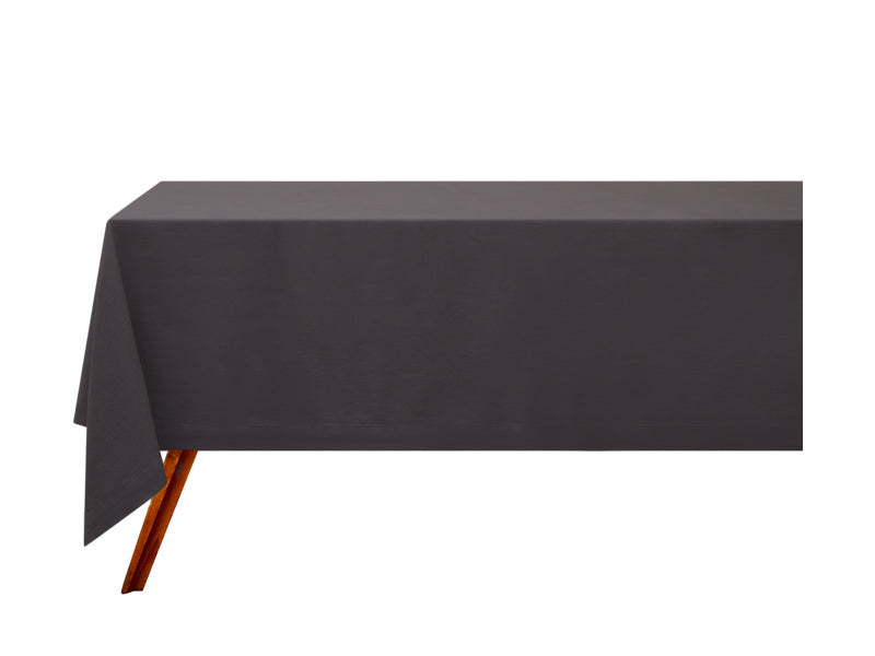 Maxwell & Williams Cotton Classics Rectangle Tablecloth Charcoal 230 x 150cm