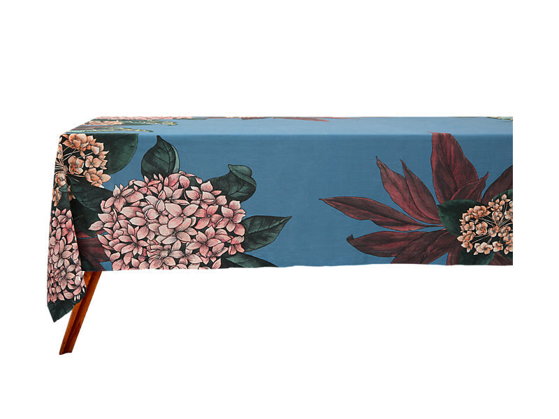 Maxwell & Williams The Blck Pen Reminisce Rectangle Tablecloth Blue 270 x 150cm