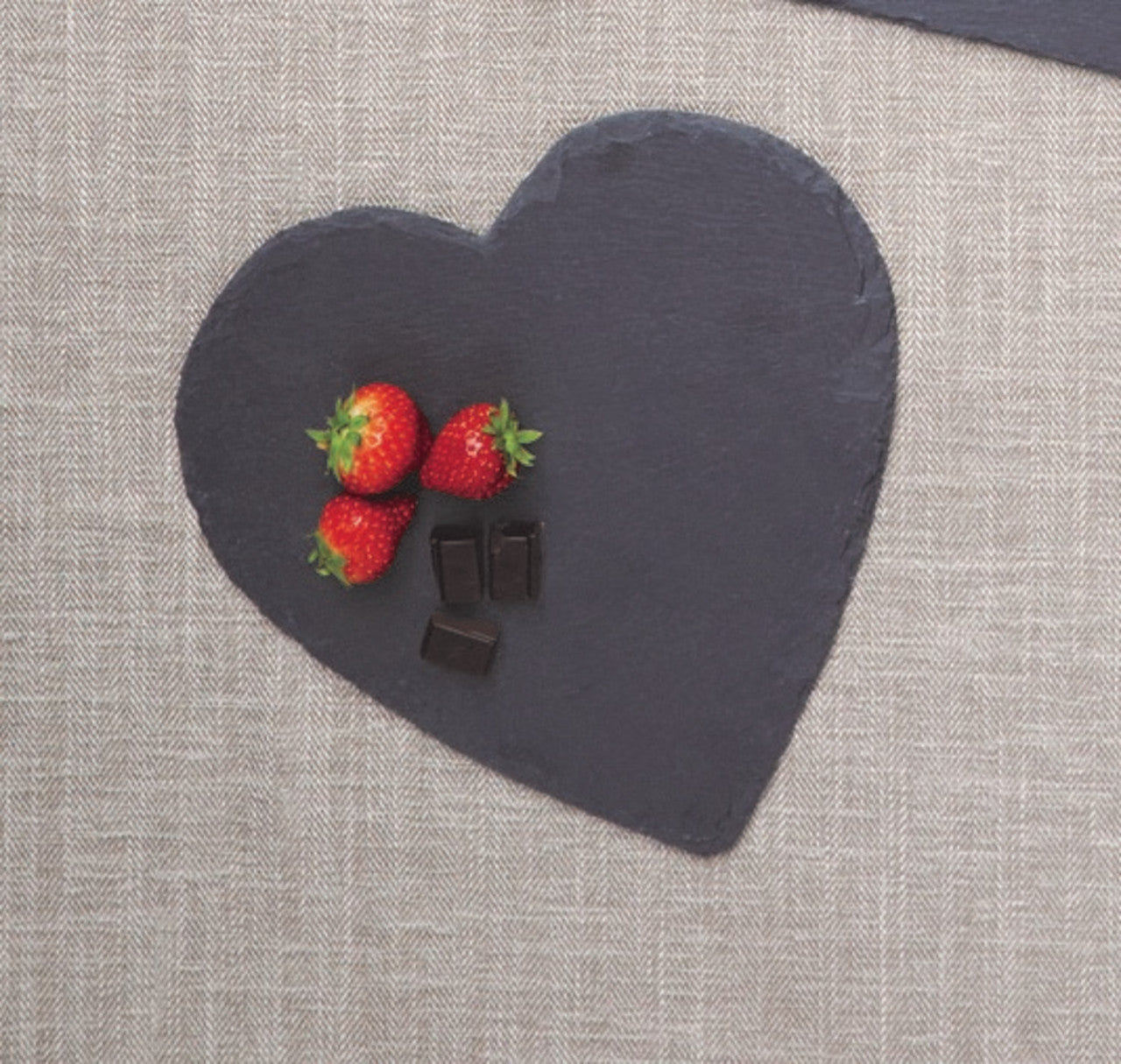 Artesà Slate Heart Serving Platter 25cm