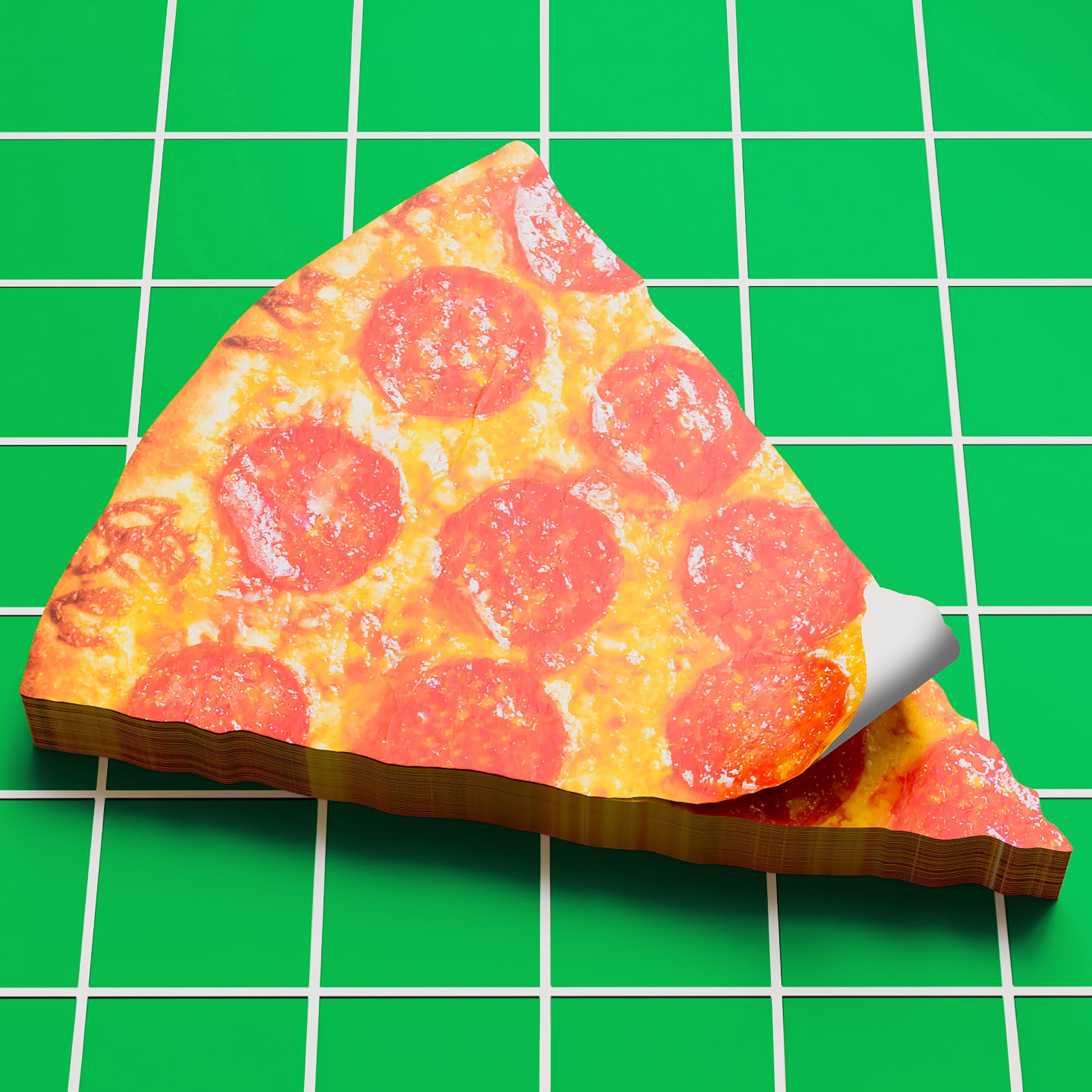 Mustard Pizza Sticky Notes