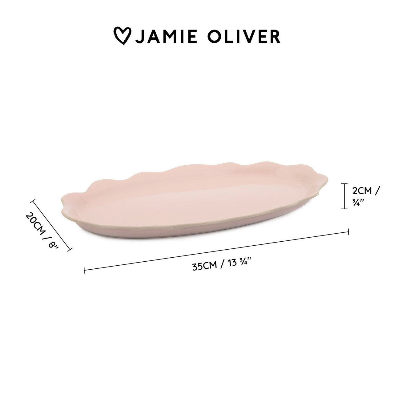 Jamie Oliver Big Love Pass-Me Platter 35 x 20cm