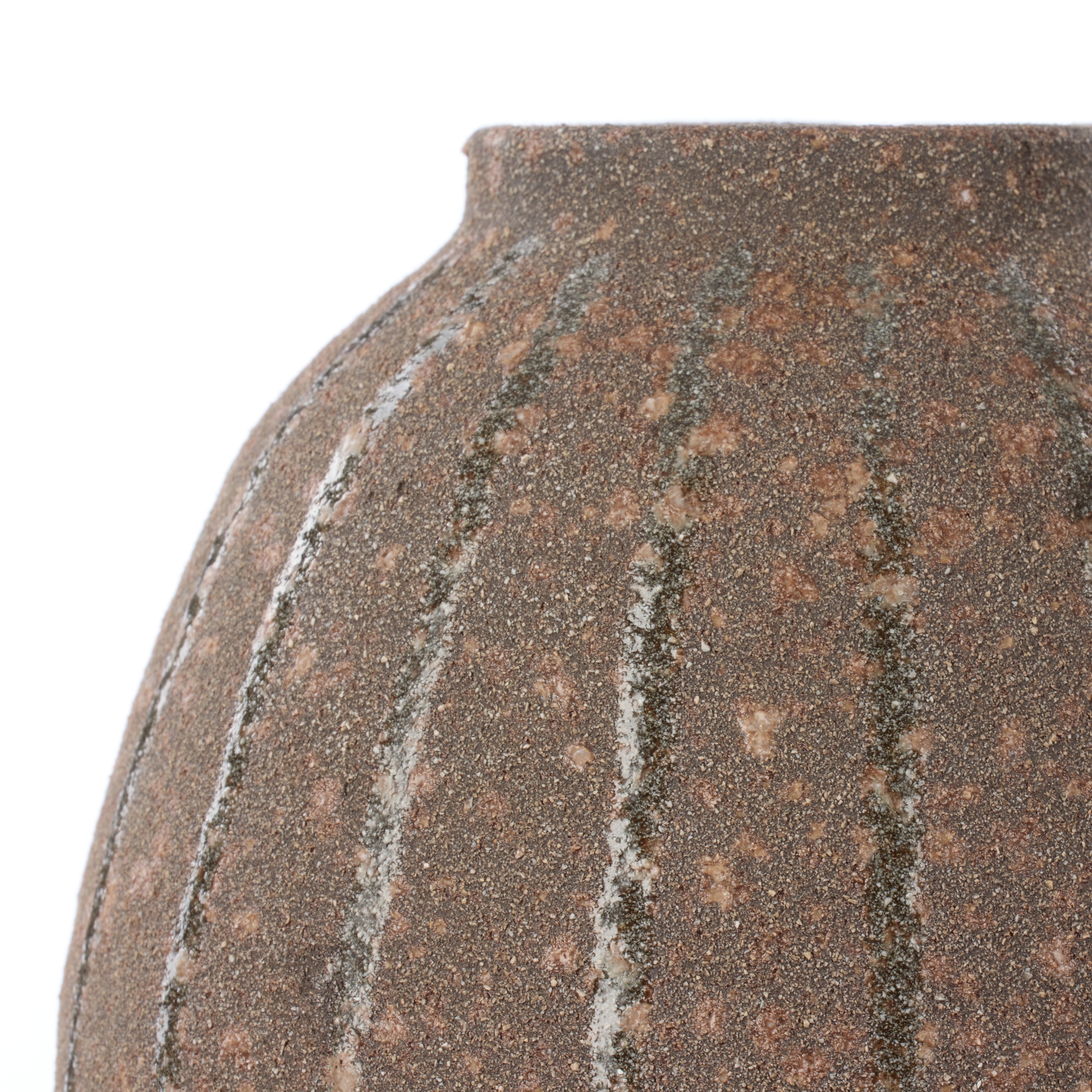 Amalfi Henry Ceramic Vase Small Dark Grey
