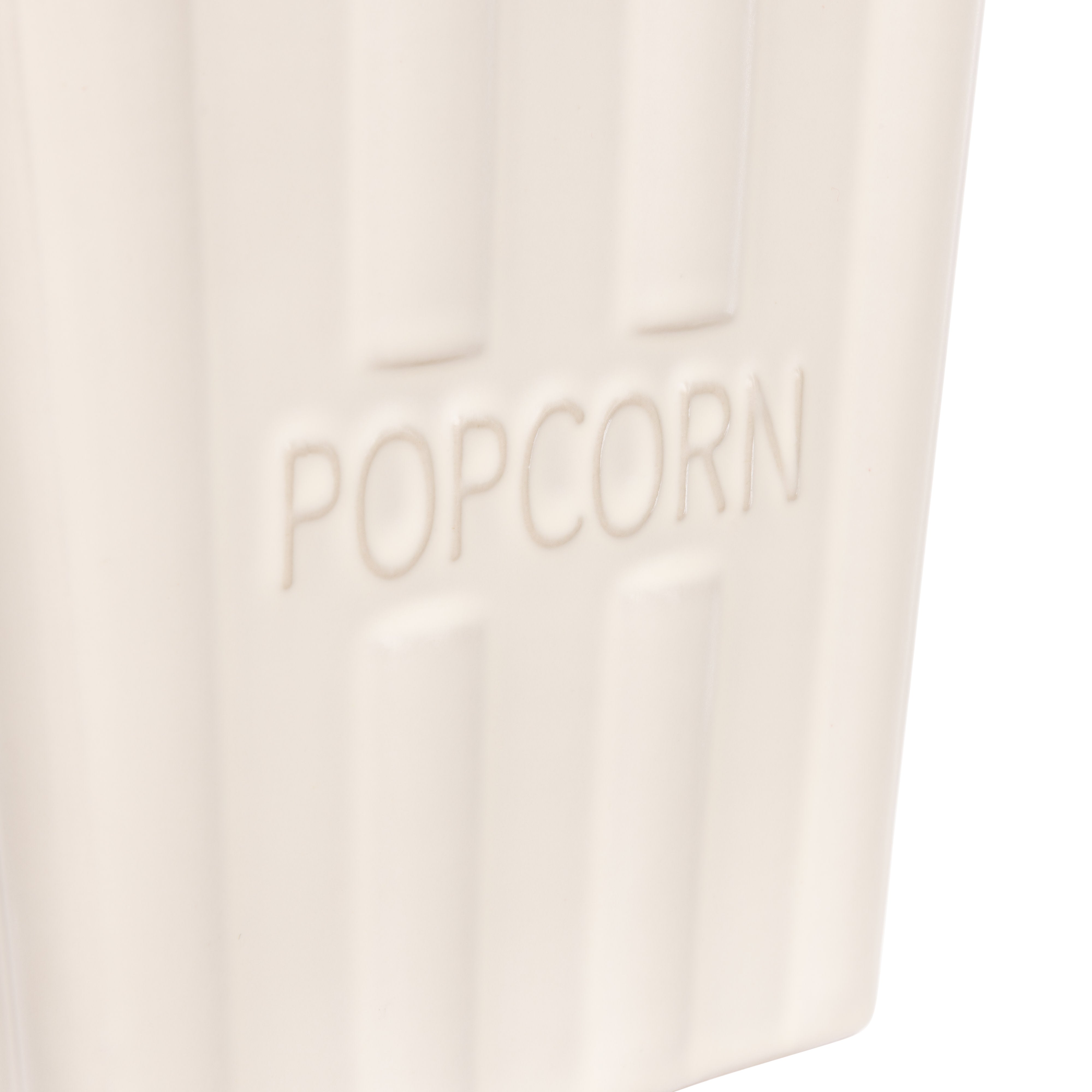 Davis & Waddell Peggy Large Stoneware Popcorn Bowl Off White