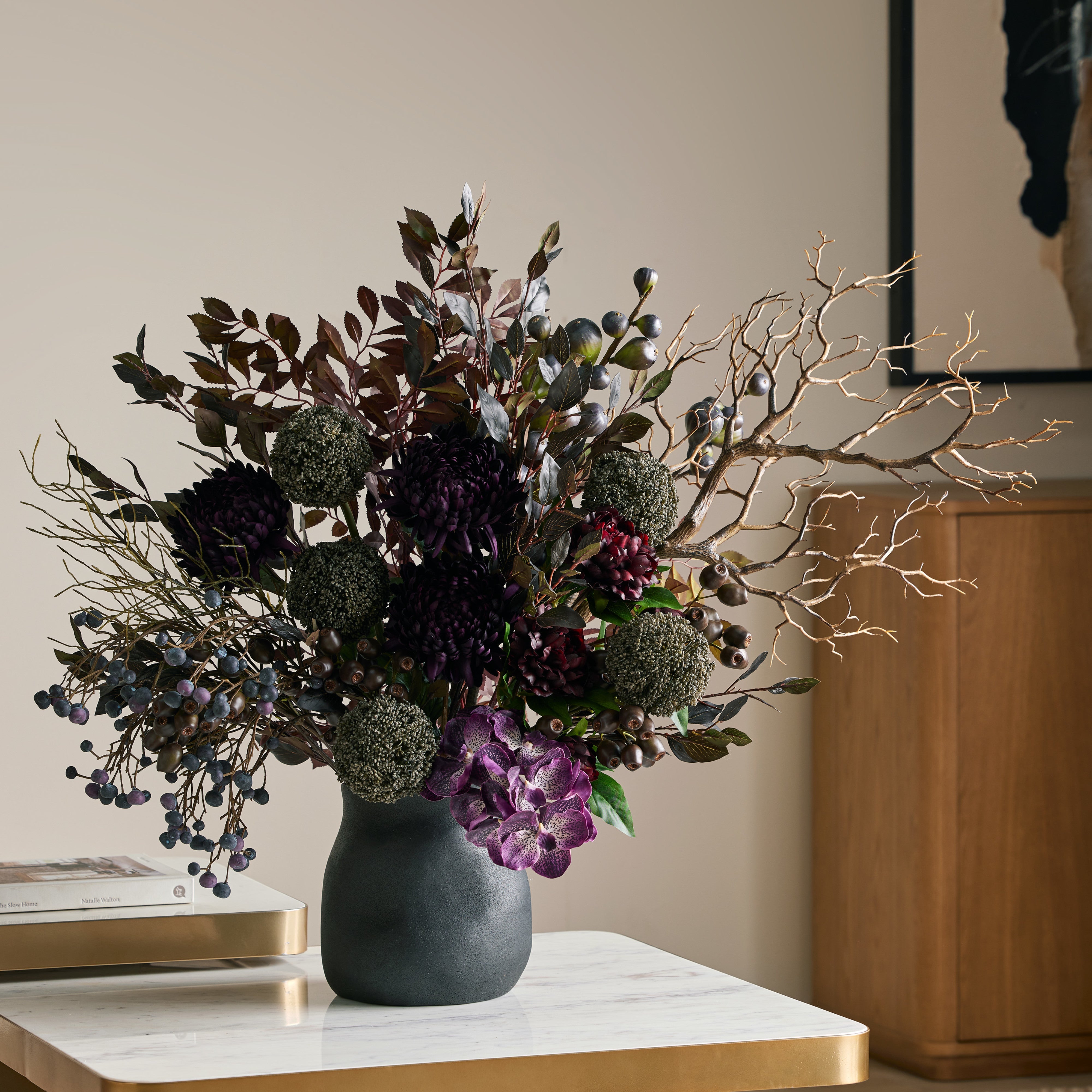 Rogue Chrysanthemum Fig Garden Mix - Maliah Pot