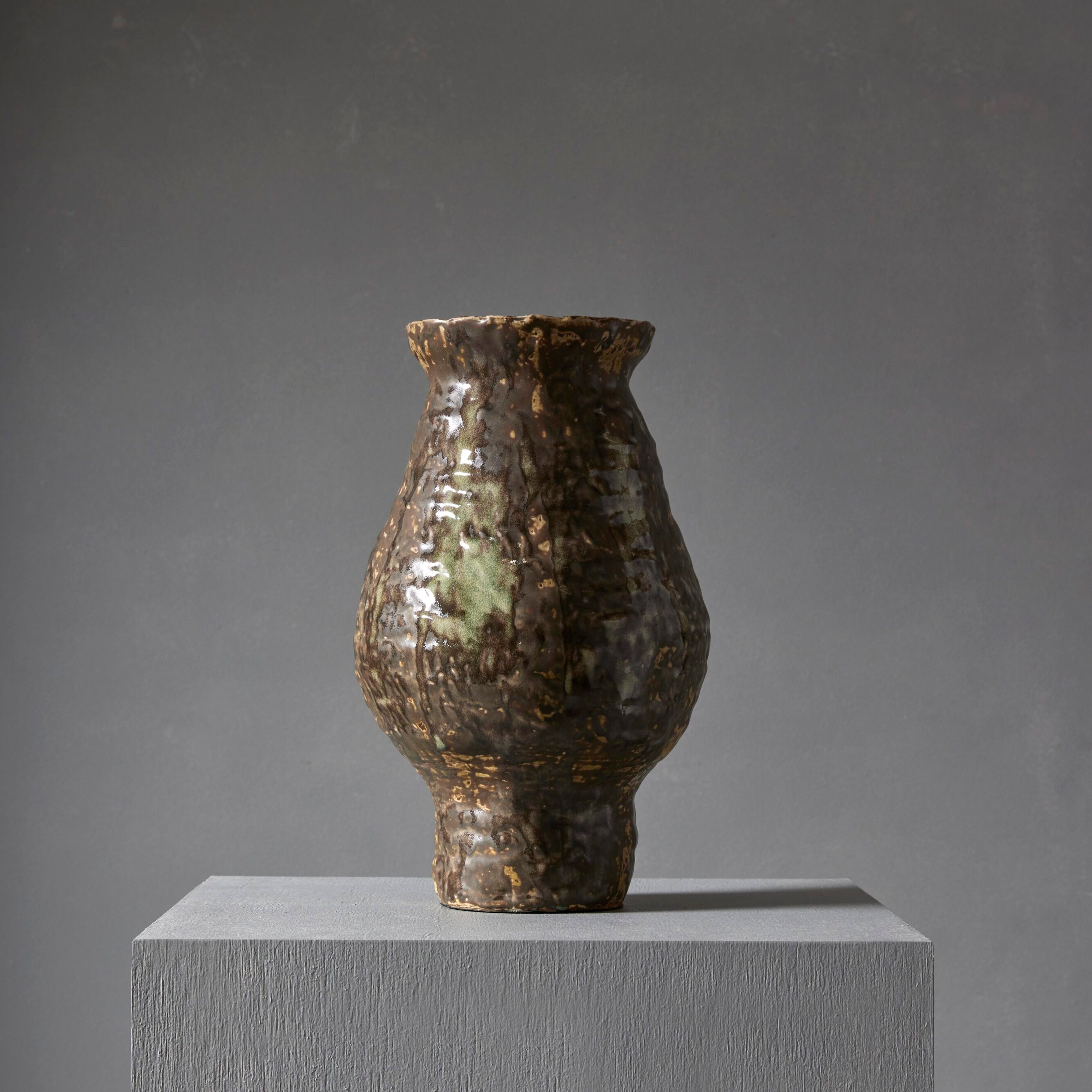 Grand Designs Arbor Tall Vase Brown & Green