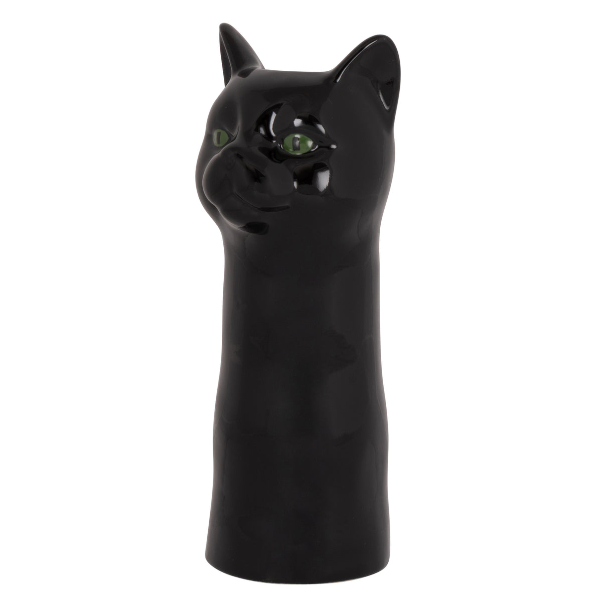Emporium Aslan Cat Vase Black