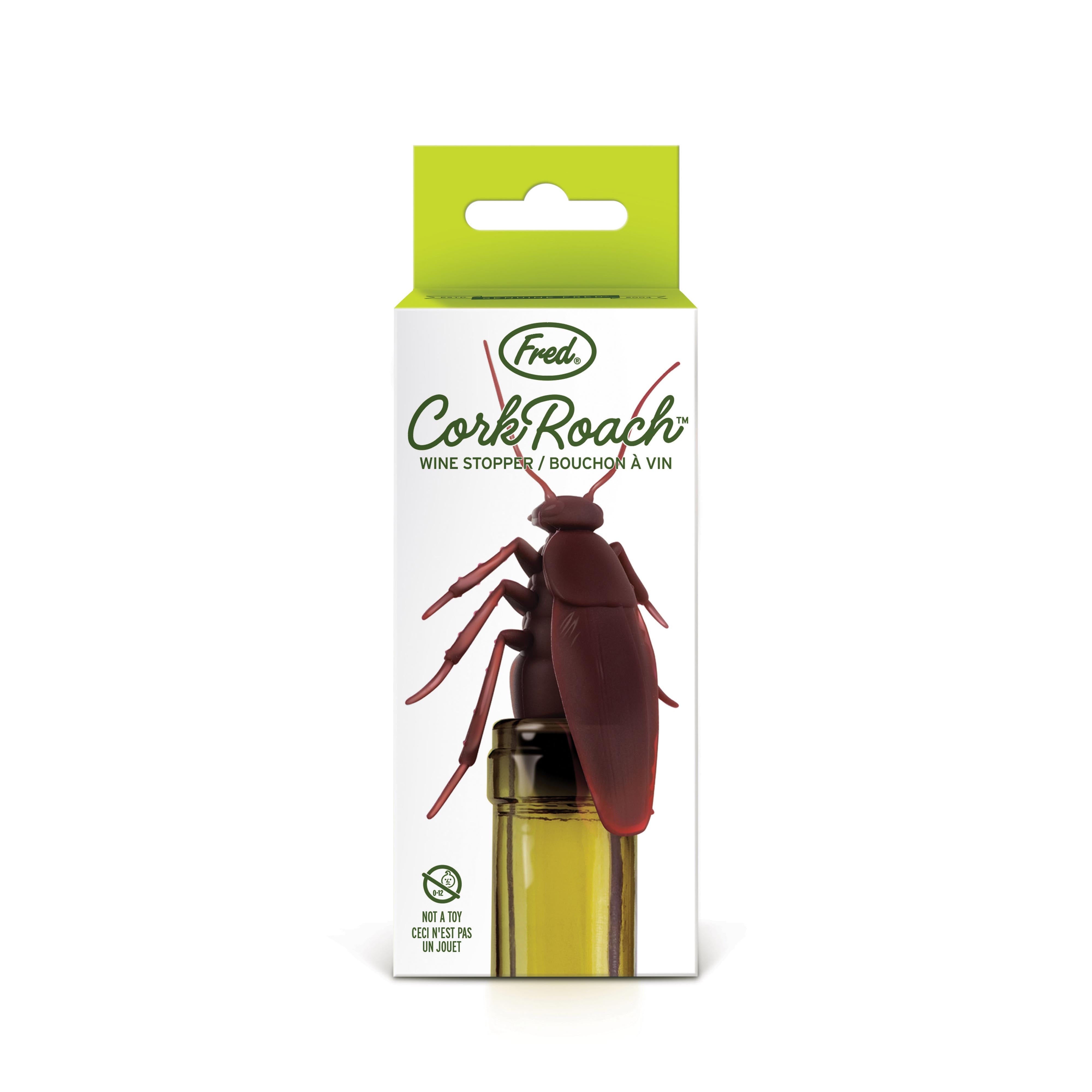 Fred Cockroach Bottle Stopper Brown
