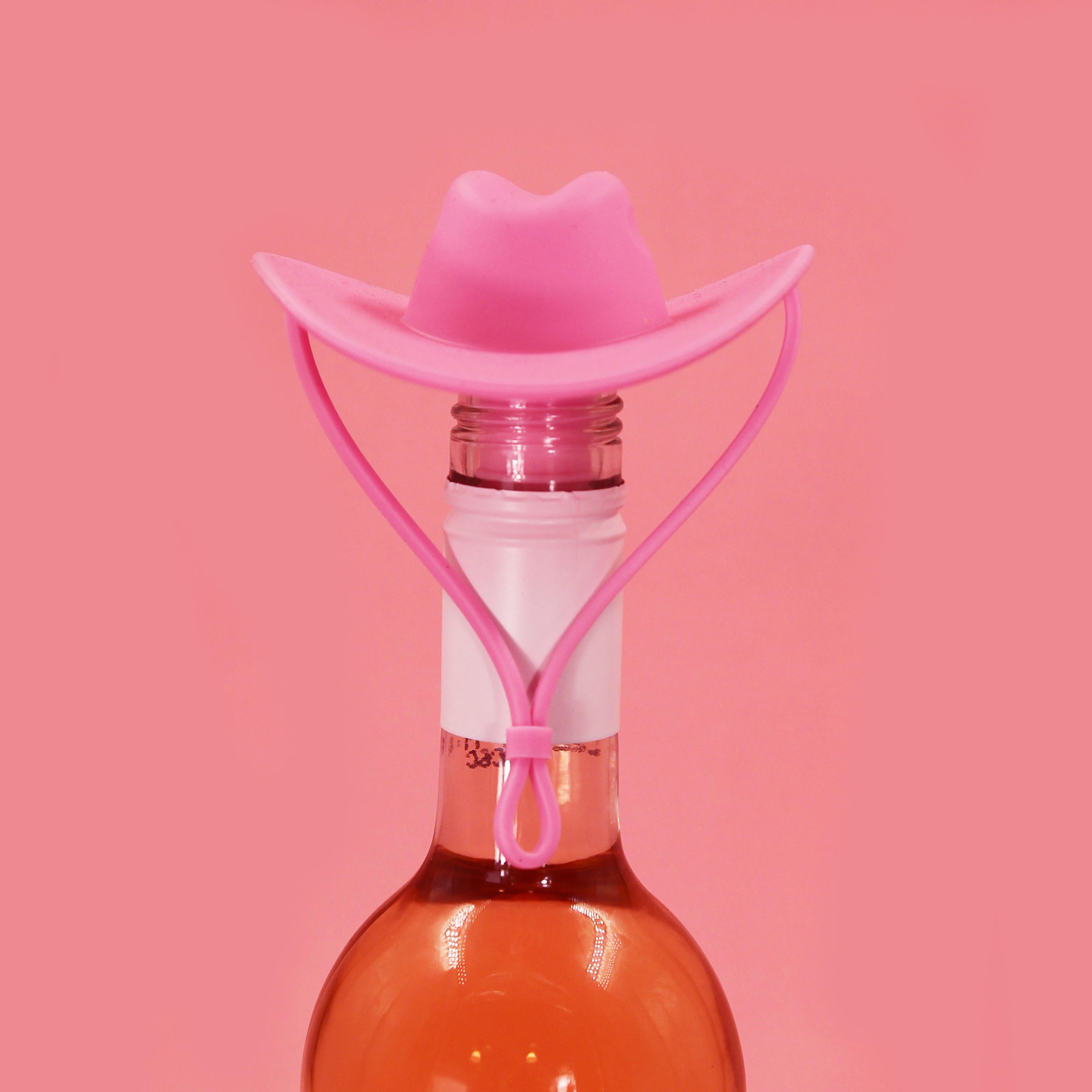 Drinking Buddies Giddy Up Wine Stopper Pink