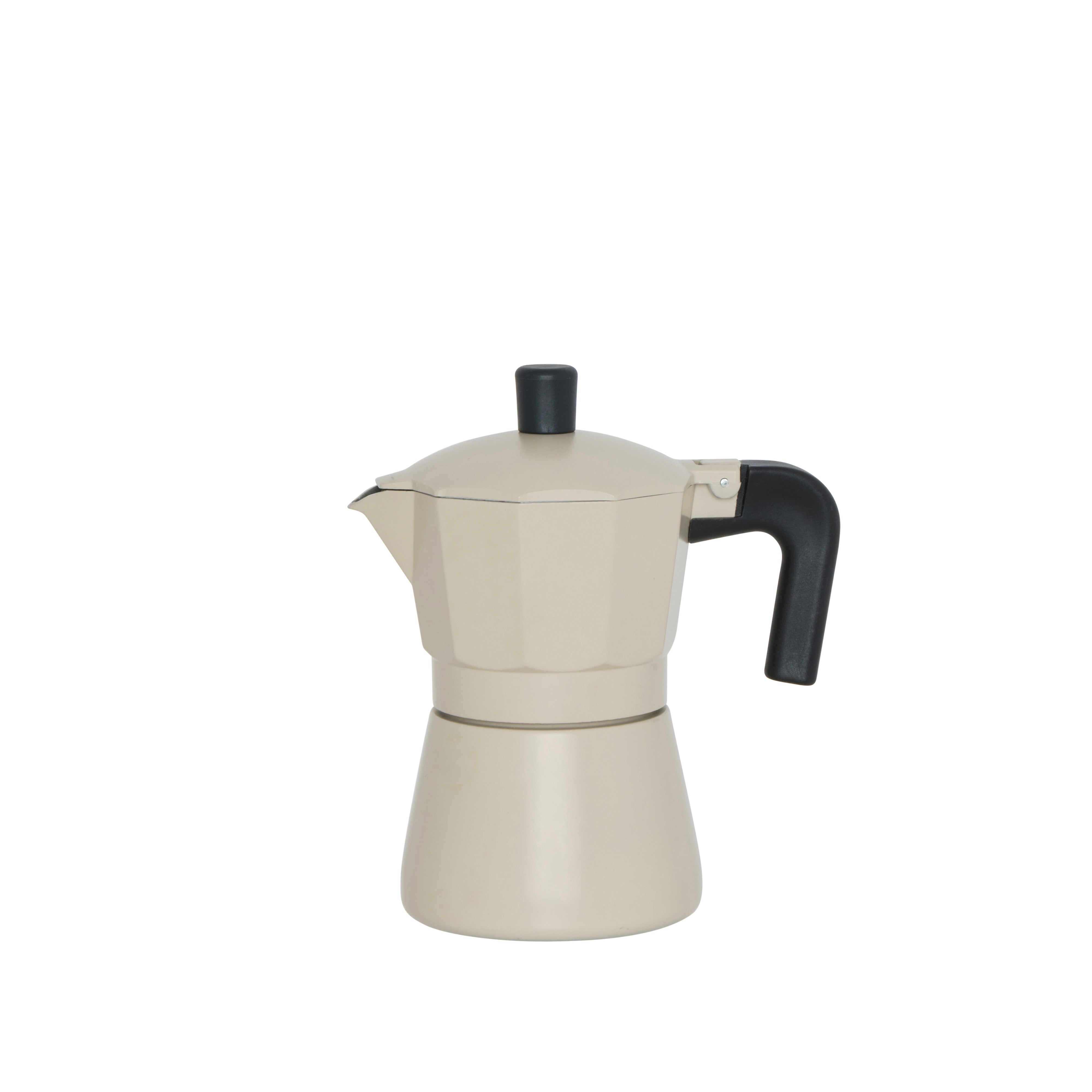Leaf & Bean Piazza Stovetop Espresso Maker 3 Cups Oat