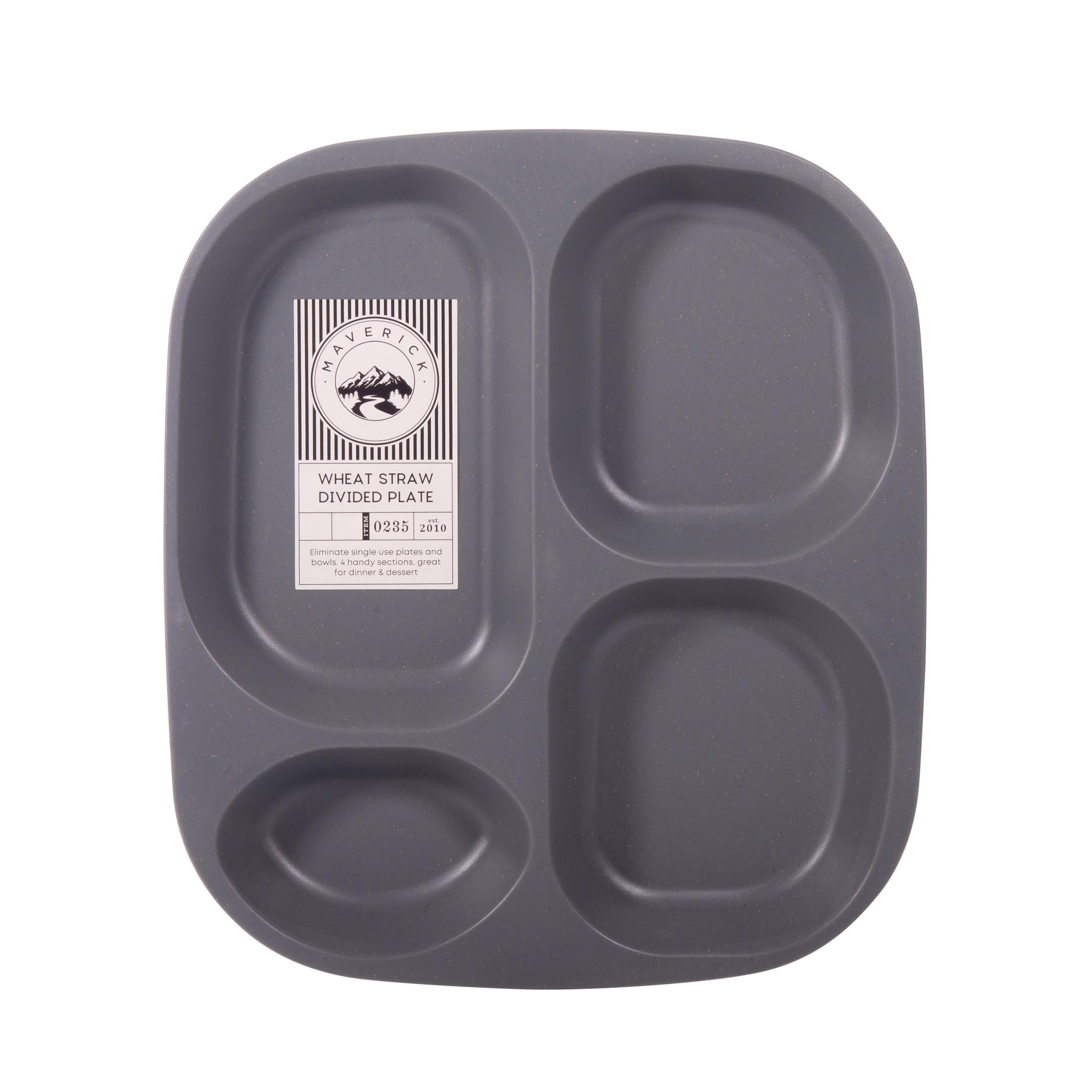Maverick Wheat Straw Divided Plate