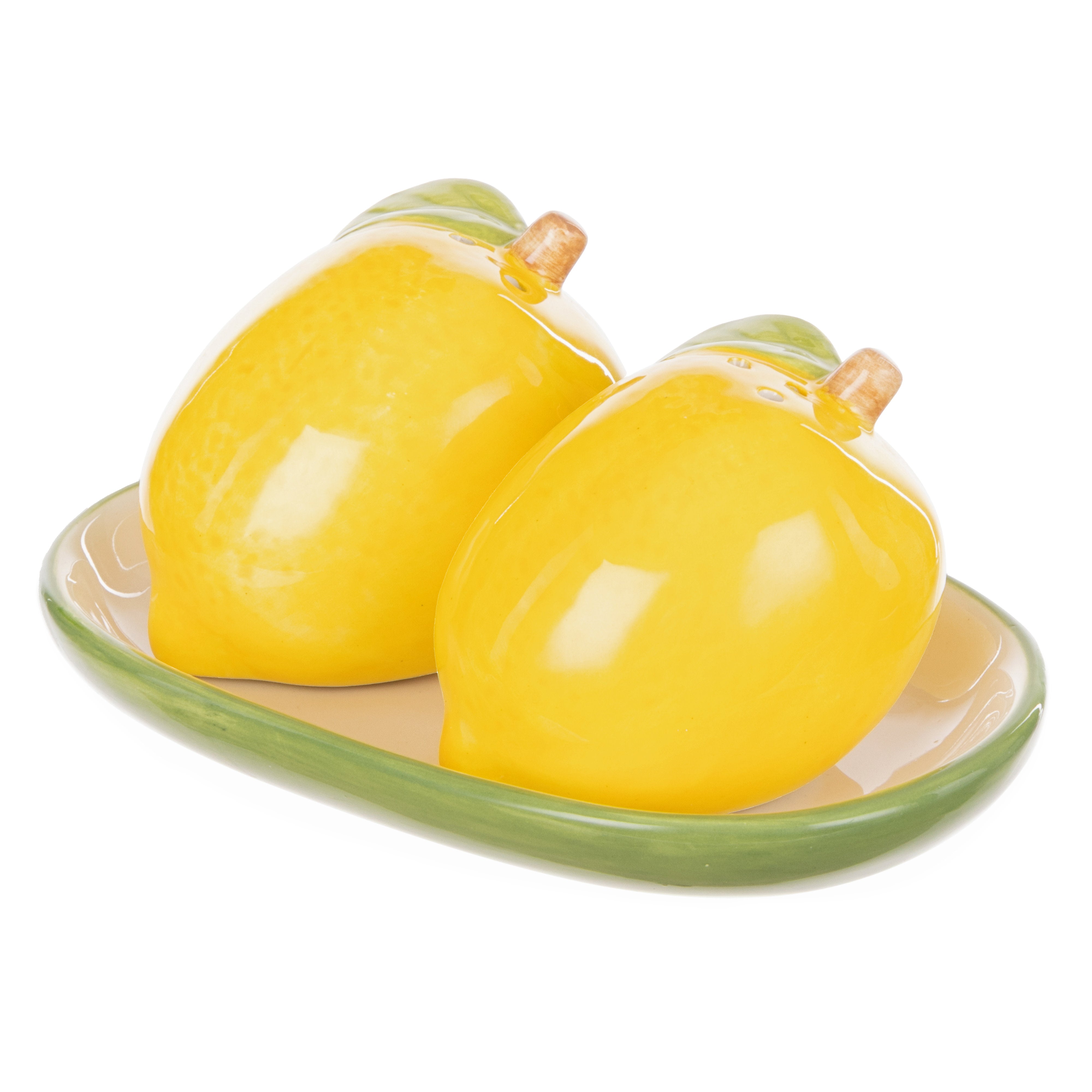 Emporium Limoncello Salt and Pepper Shakers Yellow & Green