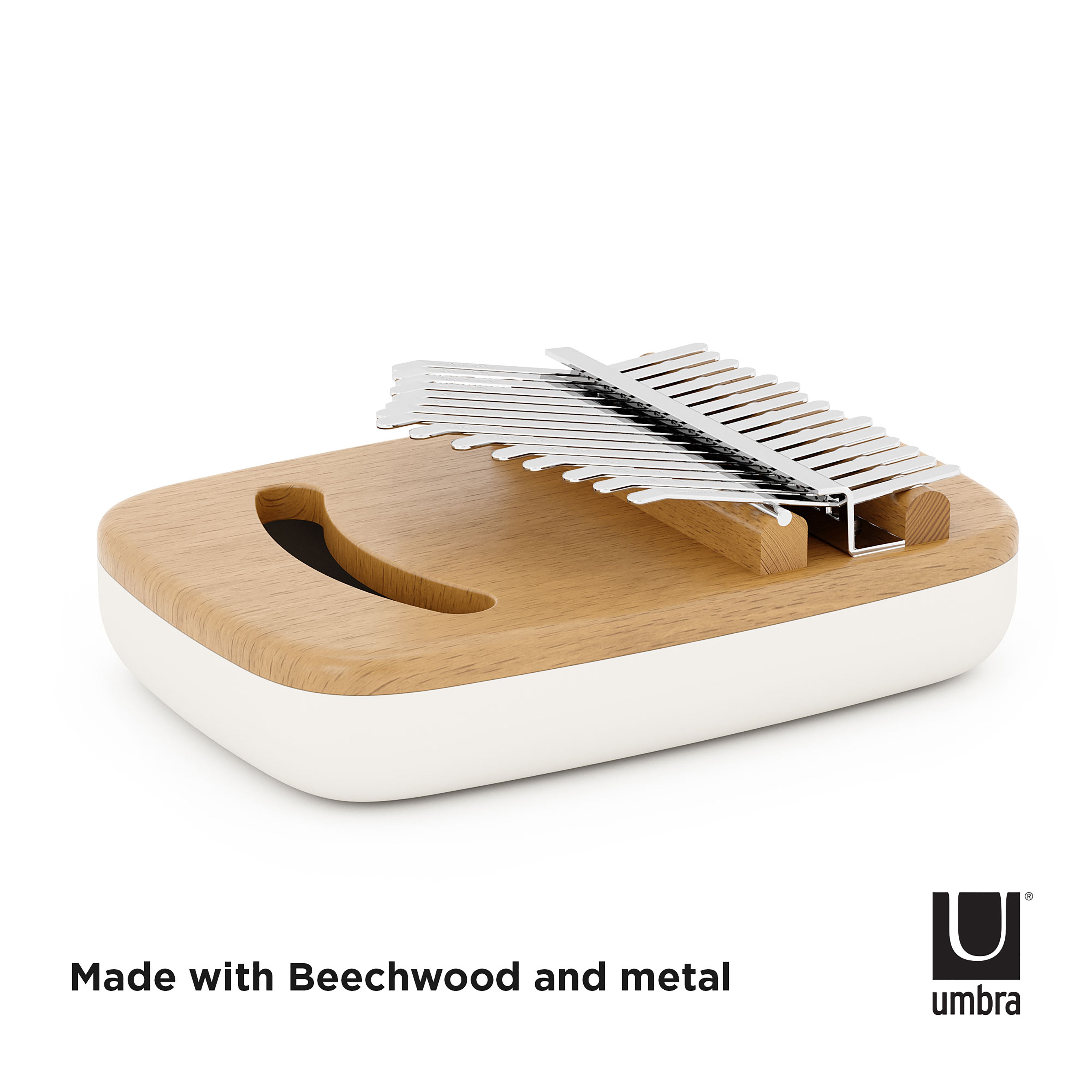 Umbra Strumba Kalimba White & Natural
