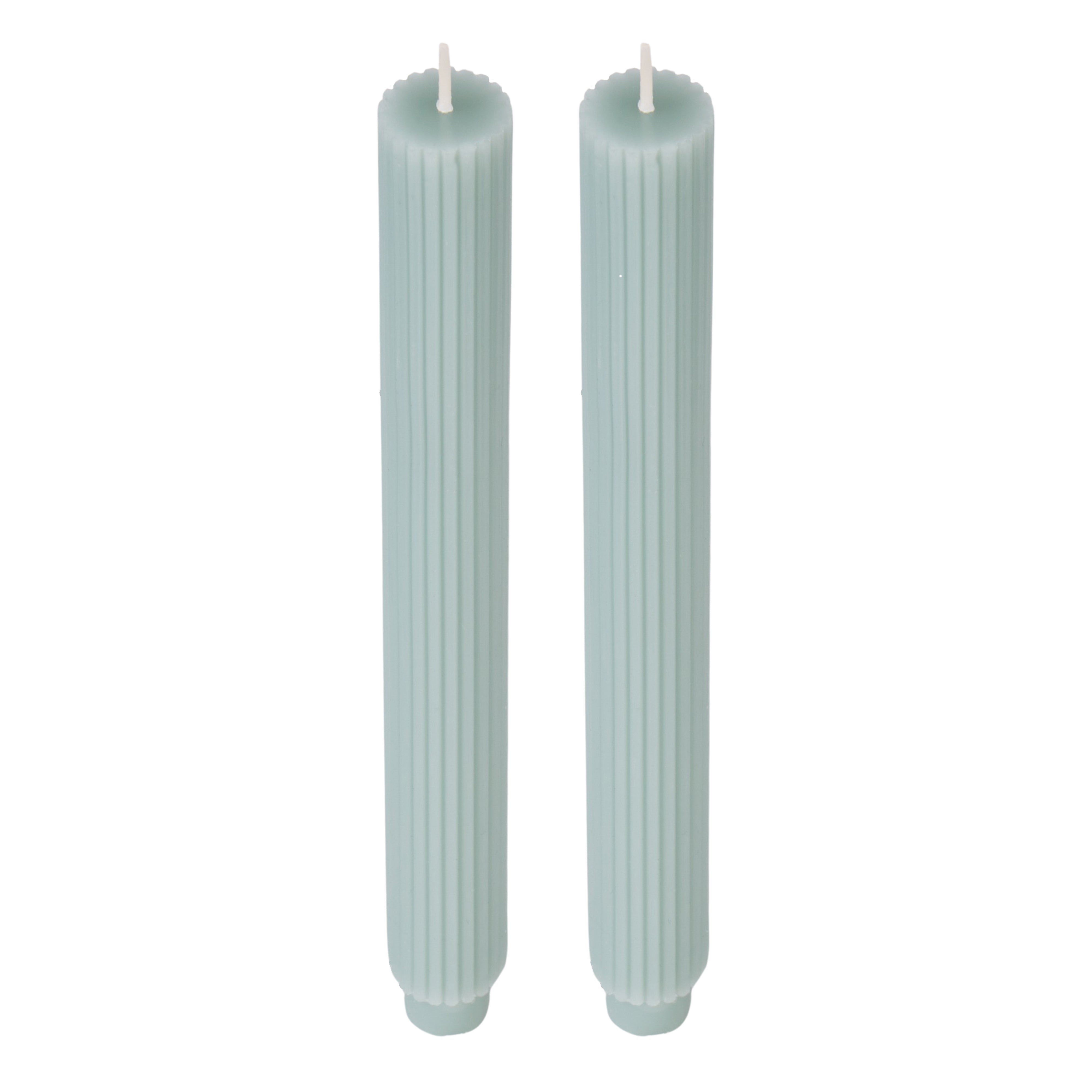 Amalfi Roma Dinner Candle 2 Piece Set Green-Grey