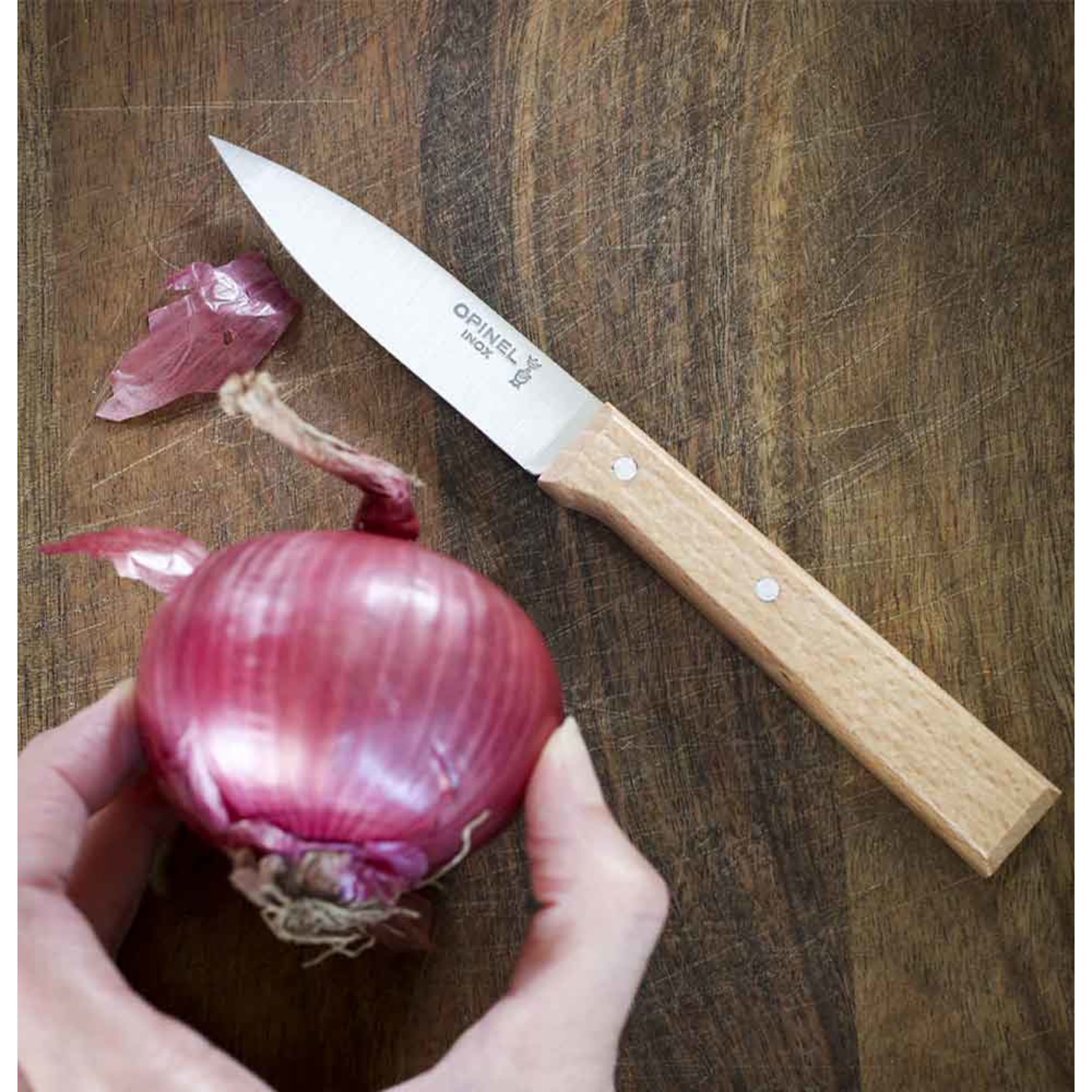 Opinel Parallèle No.126 Paring Knife Beech