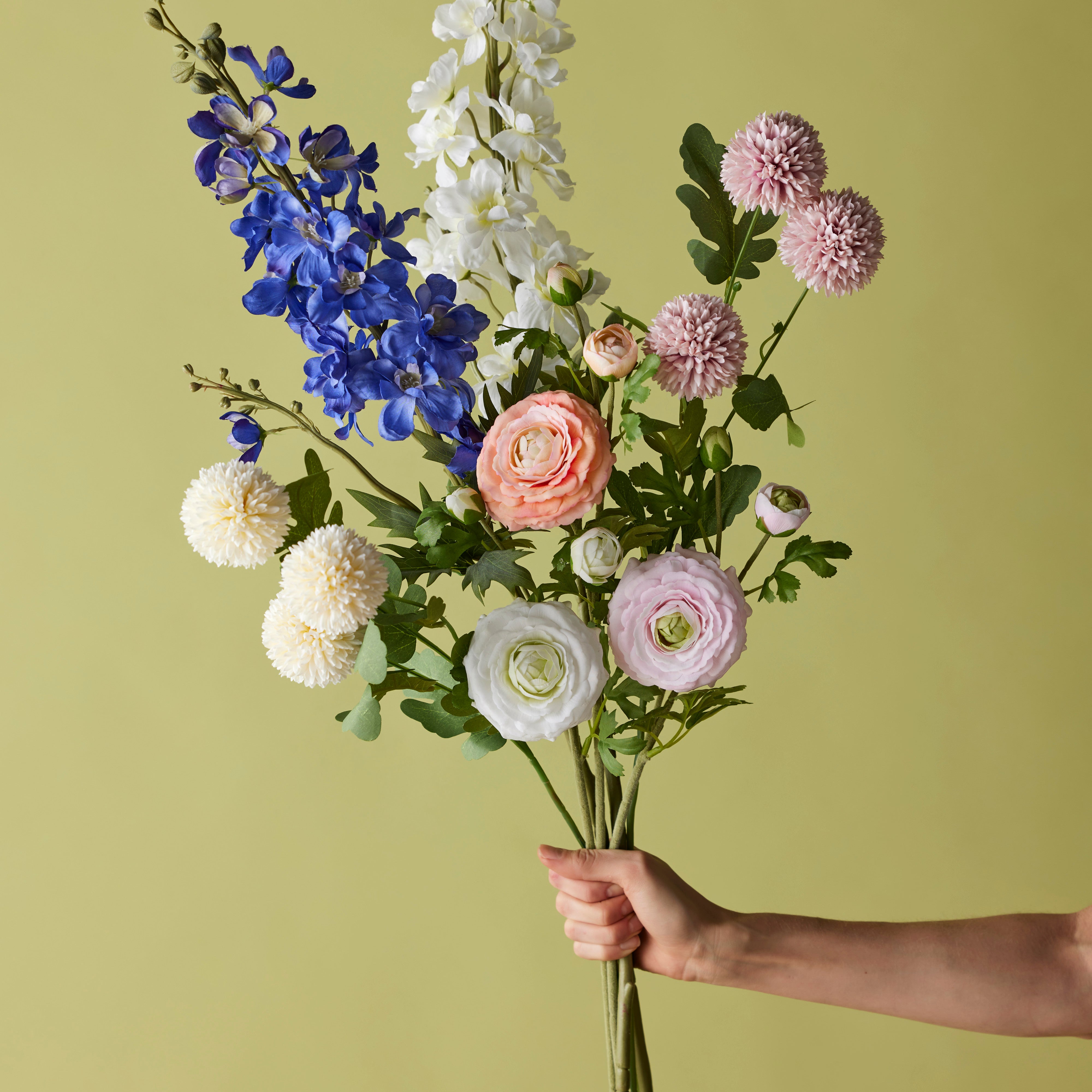 Rogue Delphinium Stem White
