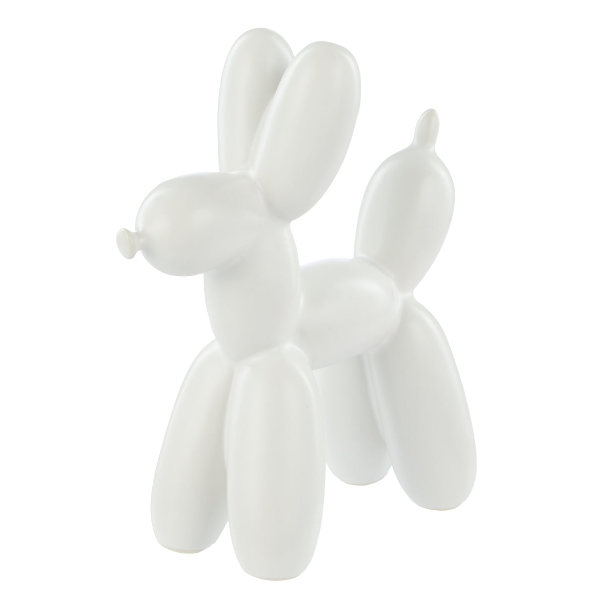 Emporium Bubbles Balloon Dog Sculpture Tall White