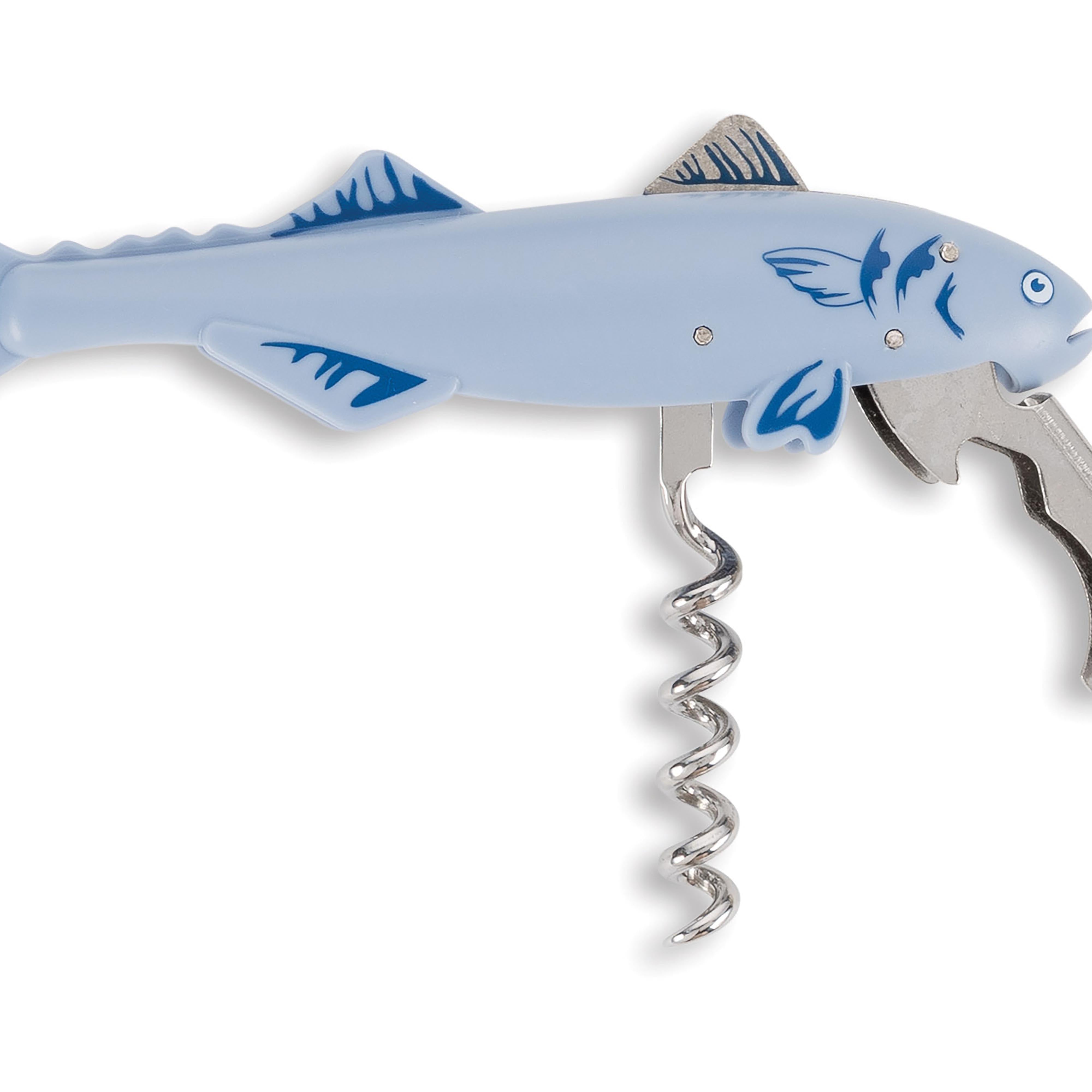 Drinking Buddies Sardine Bottle Opener Blue