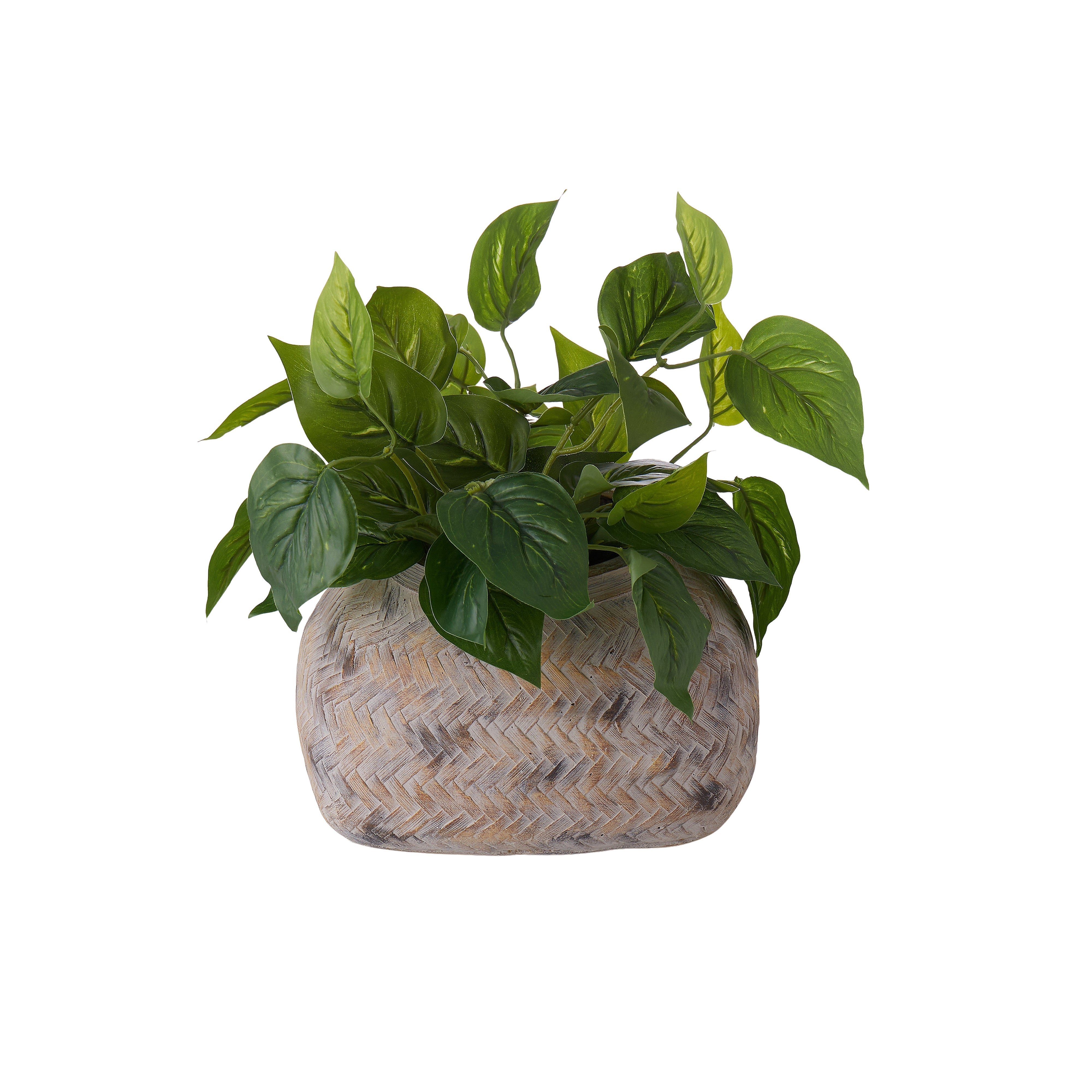 Rogue Distressed Cement Weave Vessel Multi-Coloured 25 x 15cm