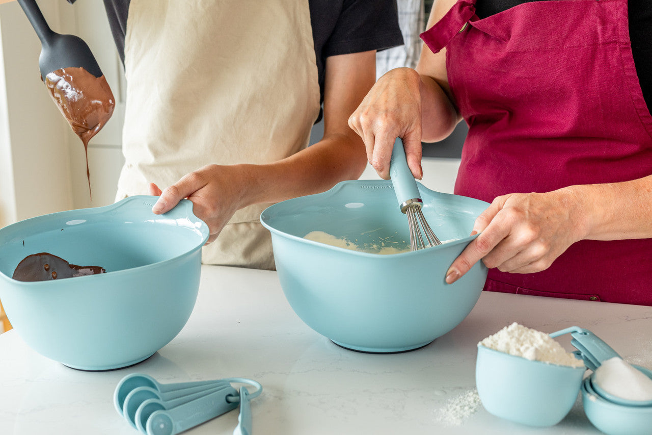 KitchenAid 3 Piece Nesting Mixing Bowl Set (Mineral Water)